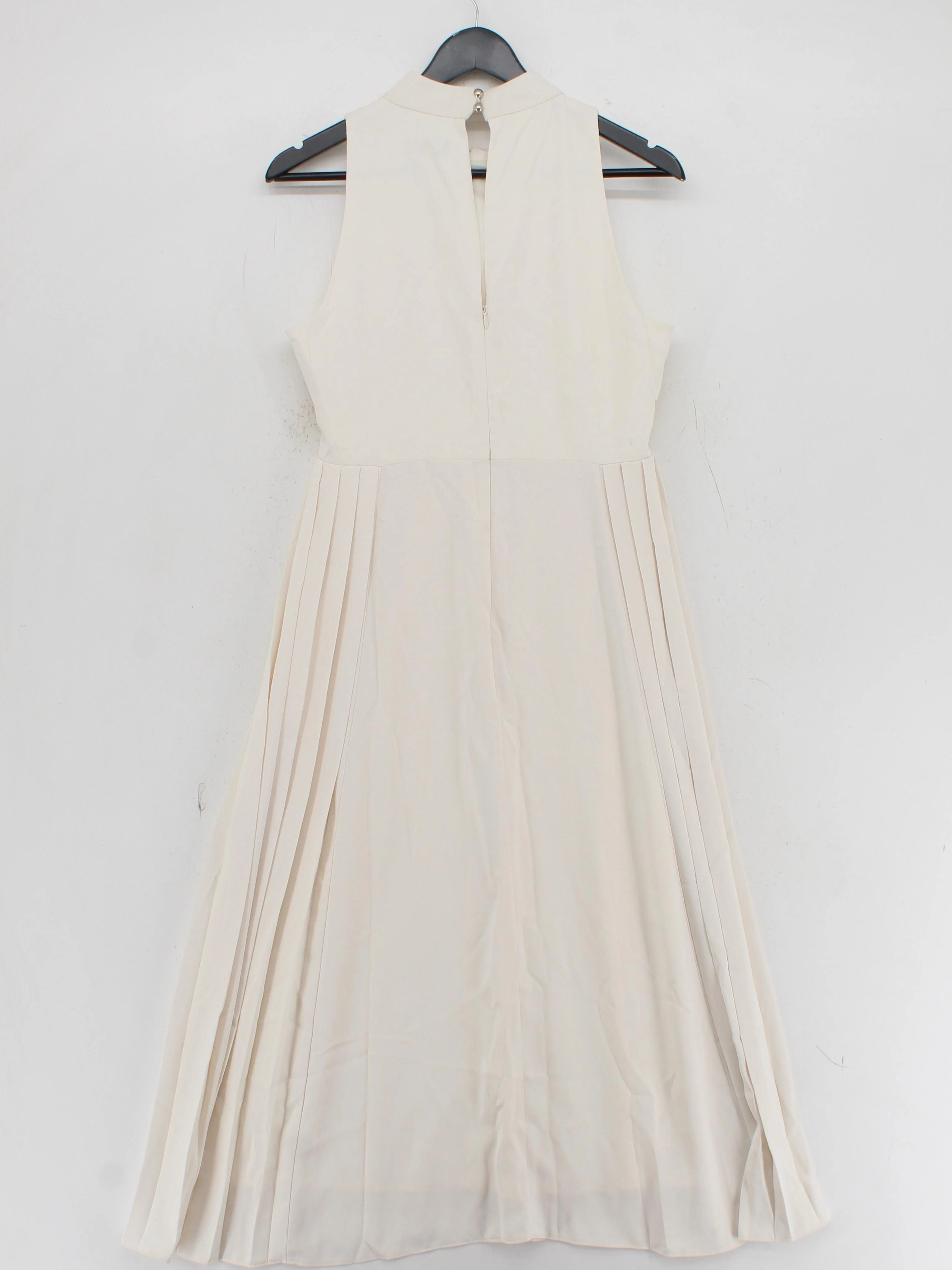 Karen Millen A-Line Midi Dress UK10 in Cream RRP £189 - Image 2