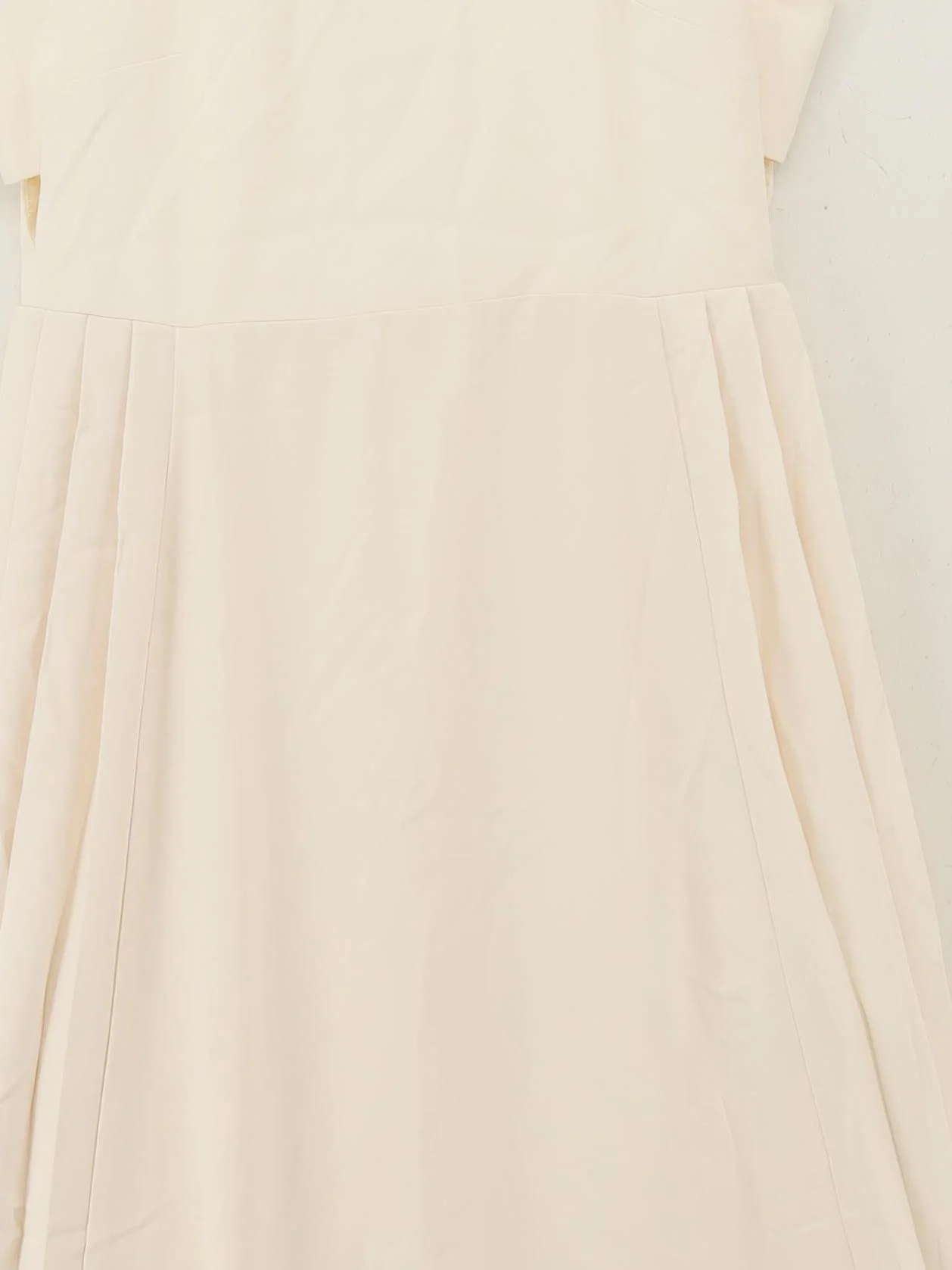 Karen Millen A-Line Midi Dress UK10 in Cream RRP £189 - Image 3