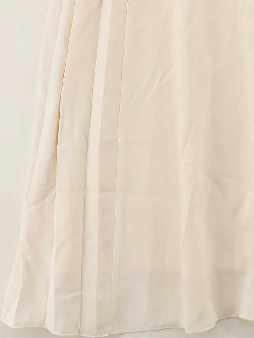 Karen Millen A-Line Midi Dress UK10 in Cream RRP £189 - Image 4