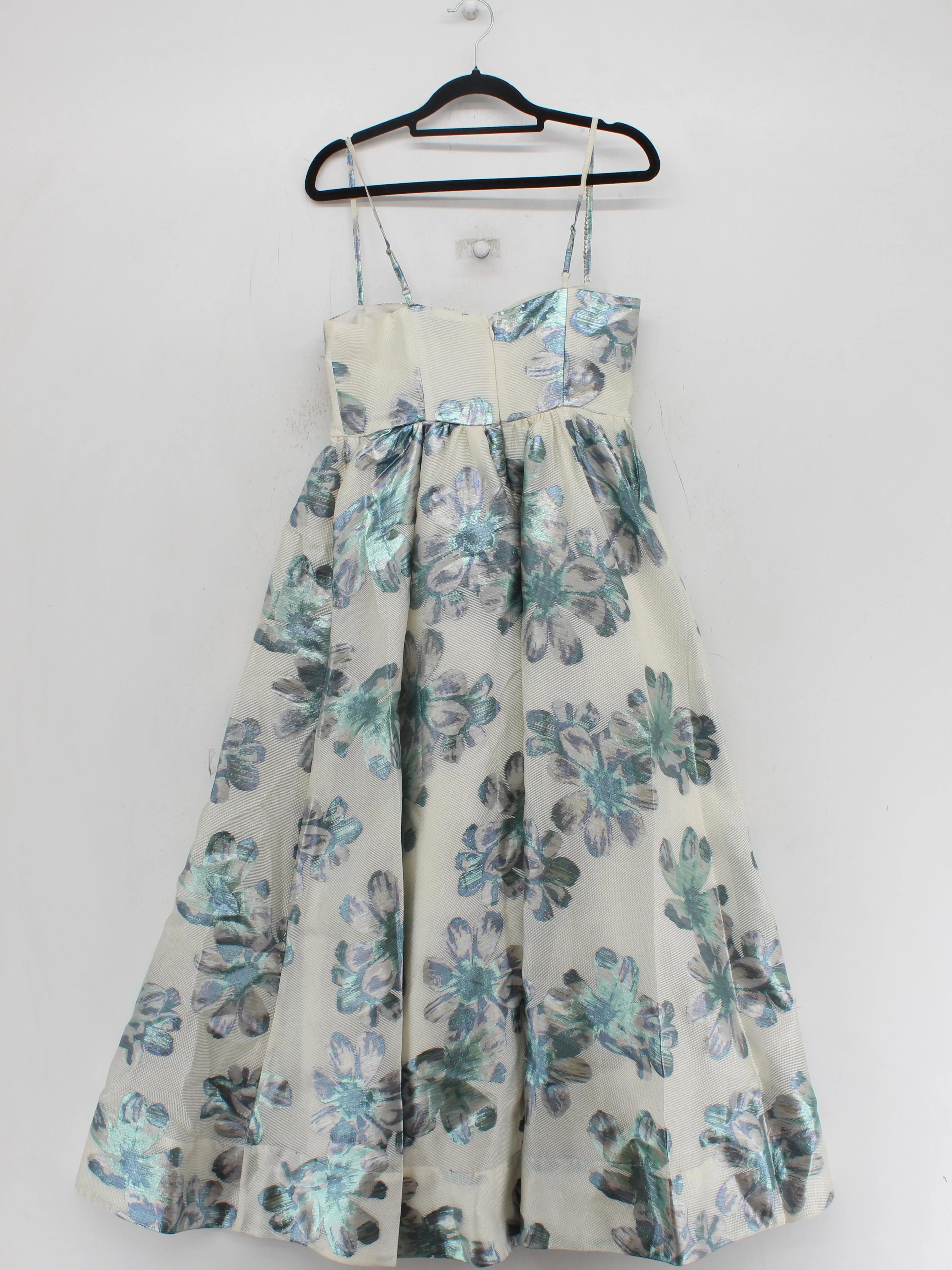 Karen Millen A-Line Midi Dress UK10 in Cream RRP £259 - Image 2