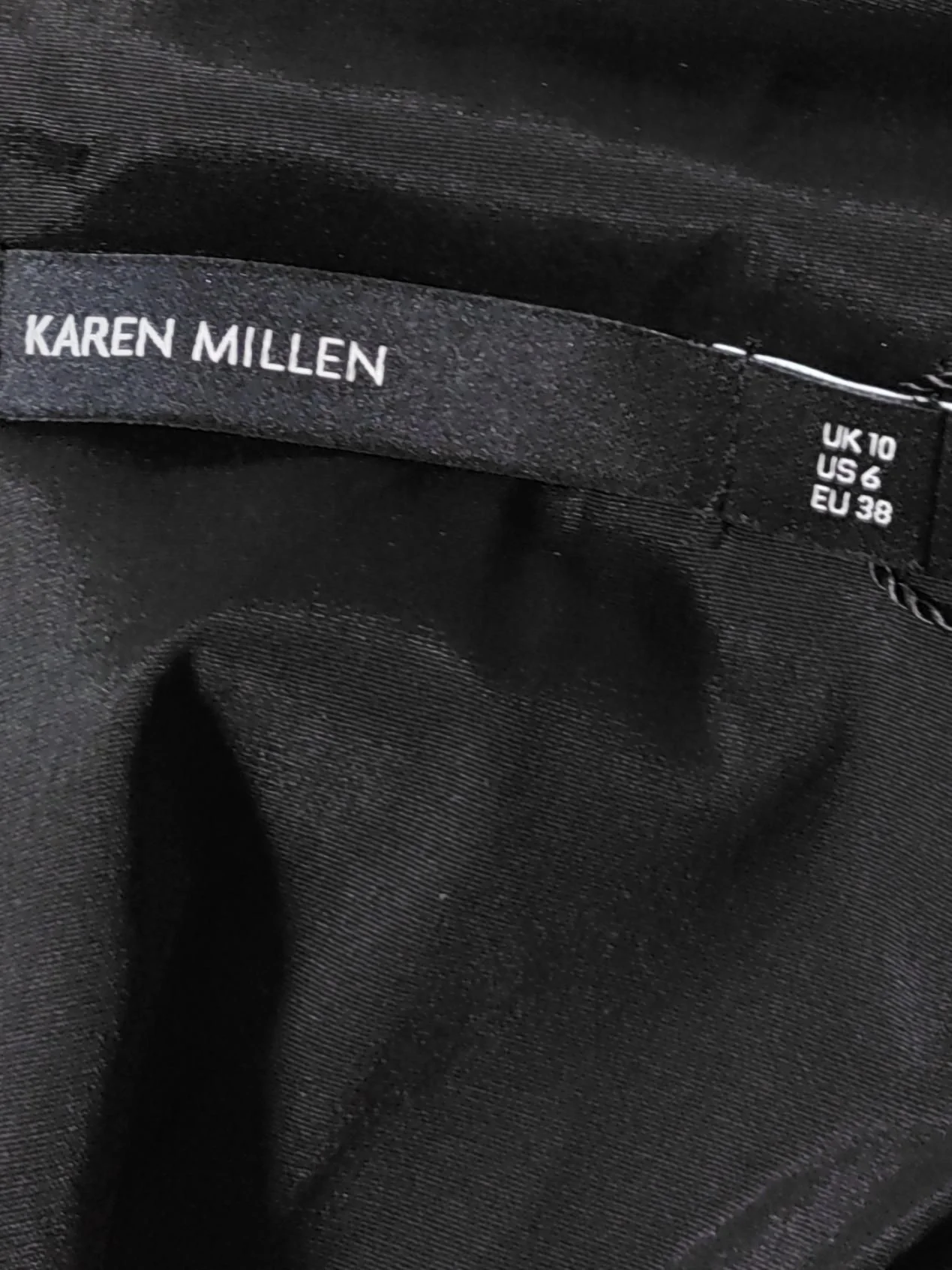 Karen Millen A-Line Midi Dress UK10 in Multi - Image 5