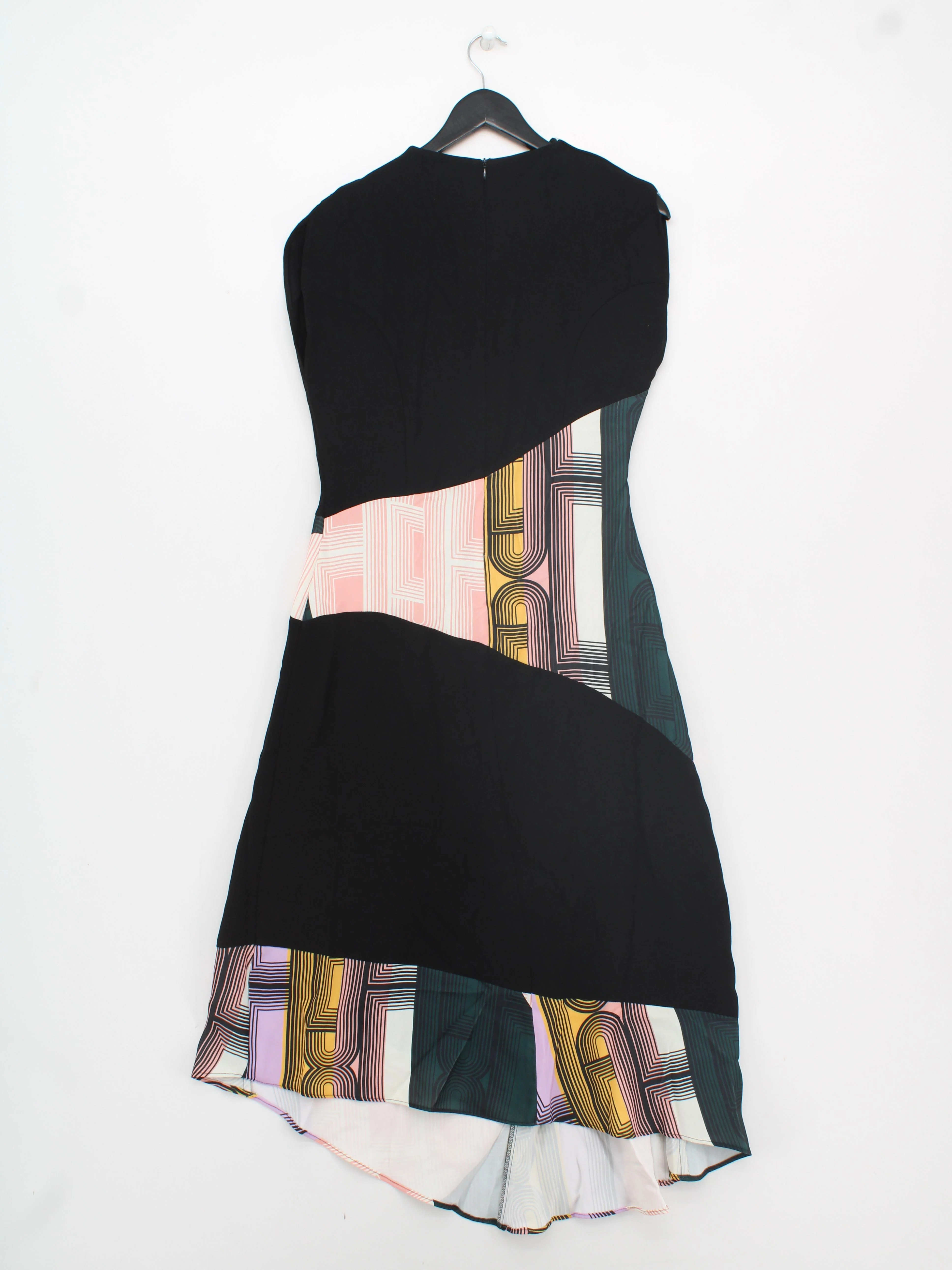 Karen Millen A-Line Midi Dress UK10 in Multi RRP £229 - Image 2
