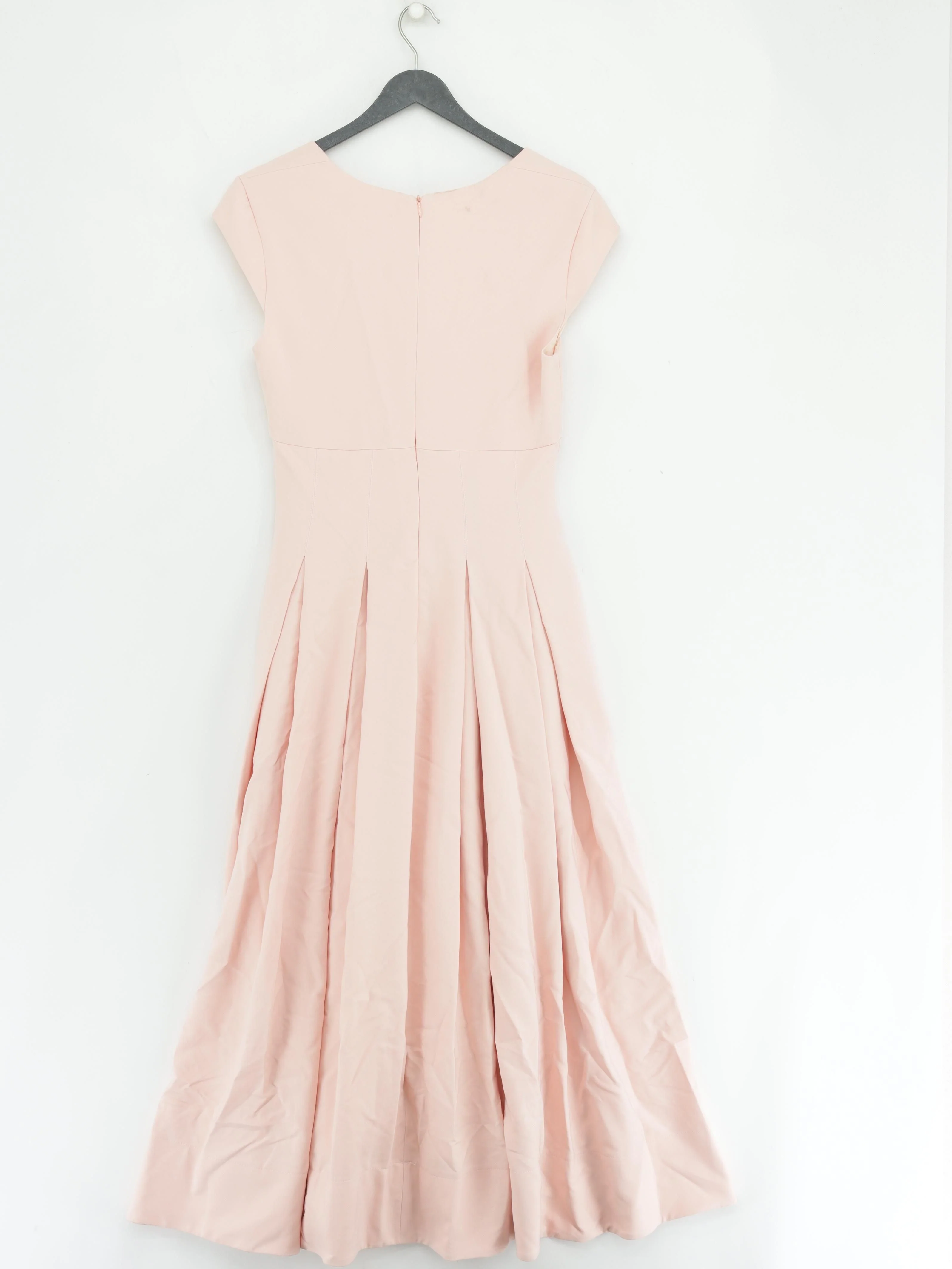 Karen Millen A-Line Midi Dress UK10 in Pink RRP £199 - Image 2
