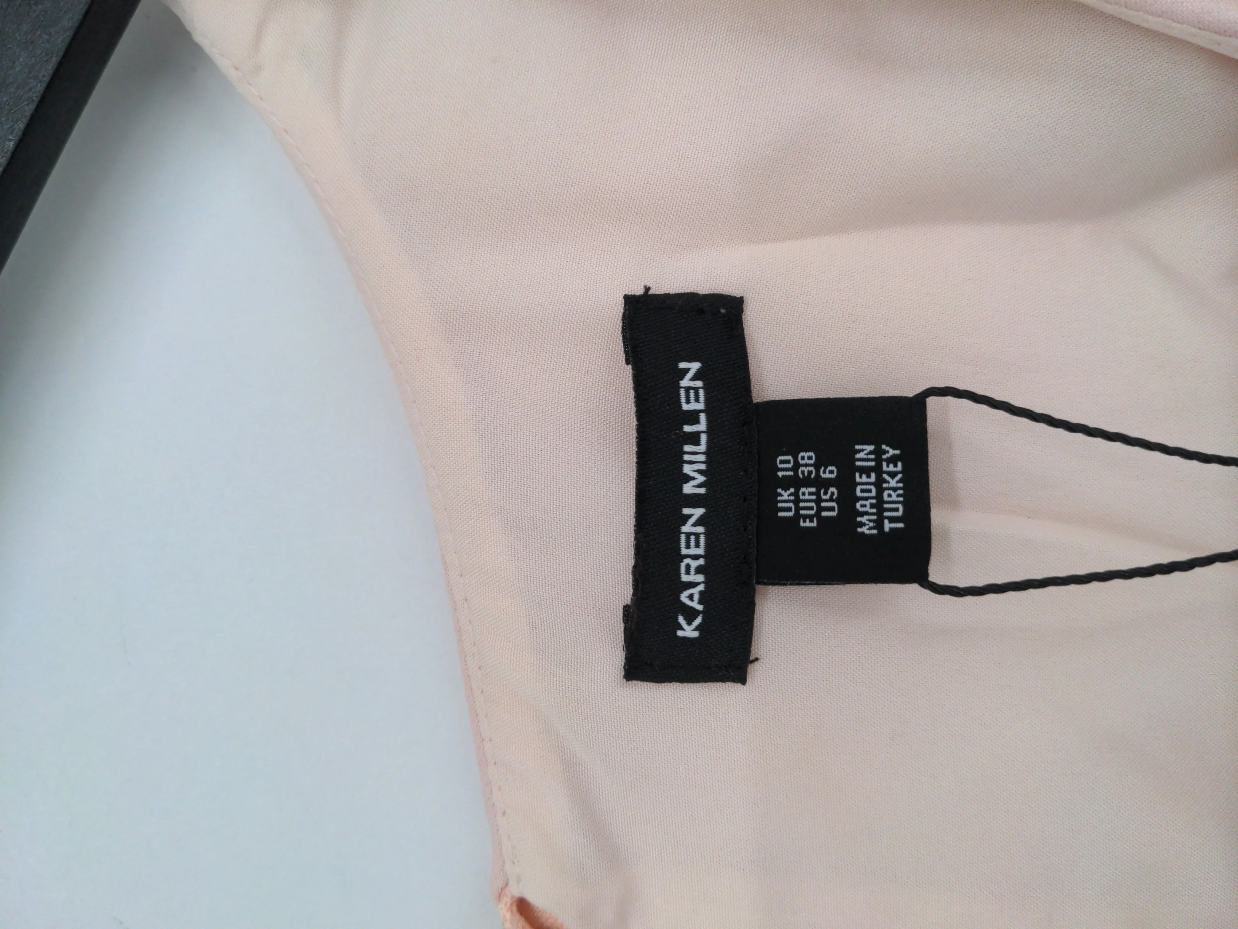 Karen Millen A-Line Midi Dress UK10 in Pink RRP £199 - Image 6