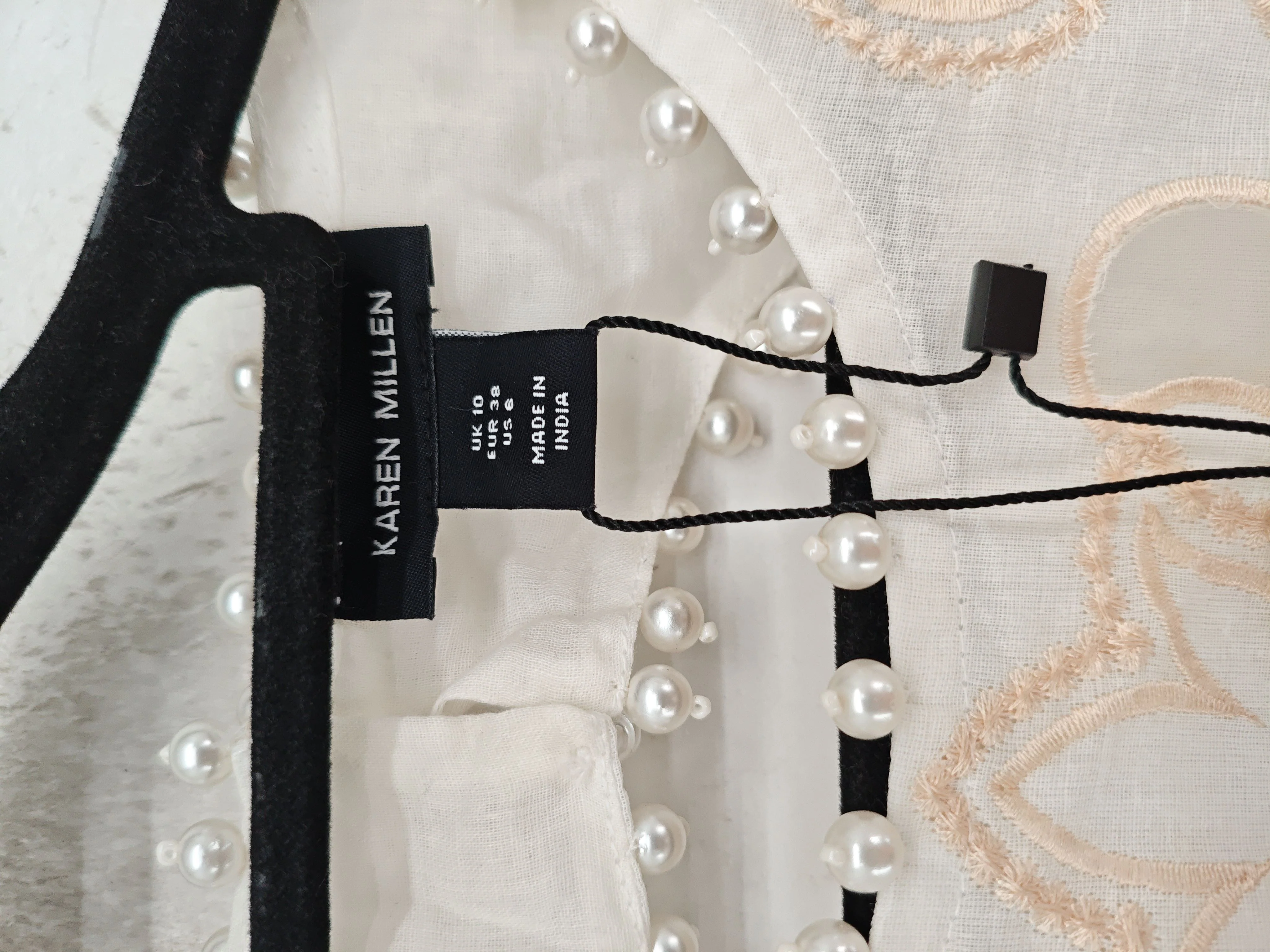 Karen Millen A-Line Midi Dress UK10 in White RRP £369 - Image 7