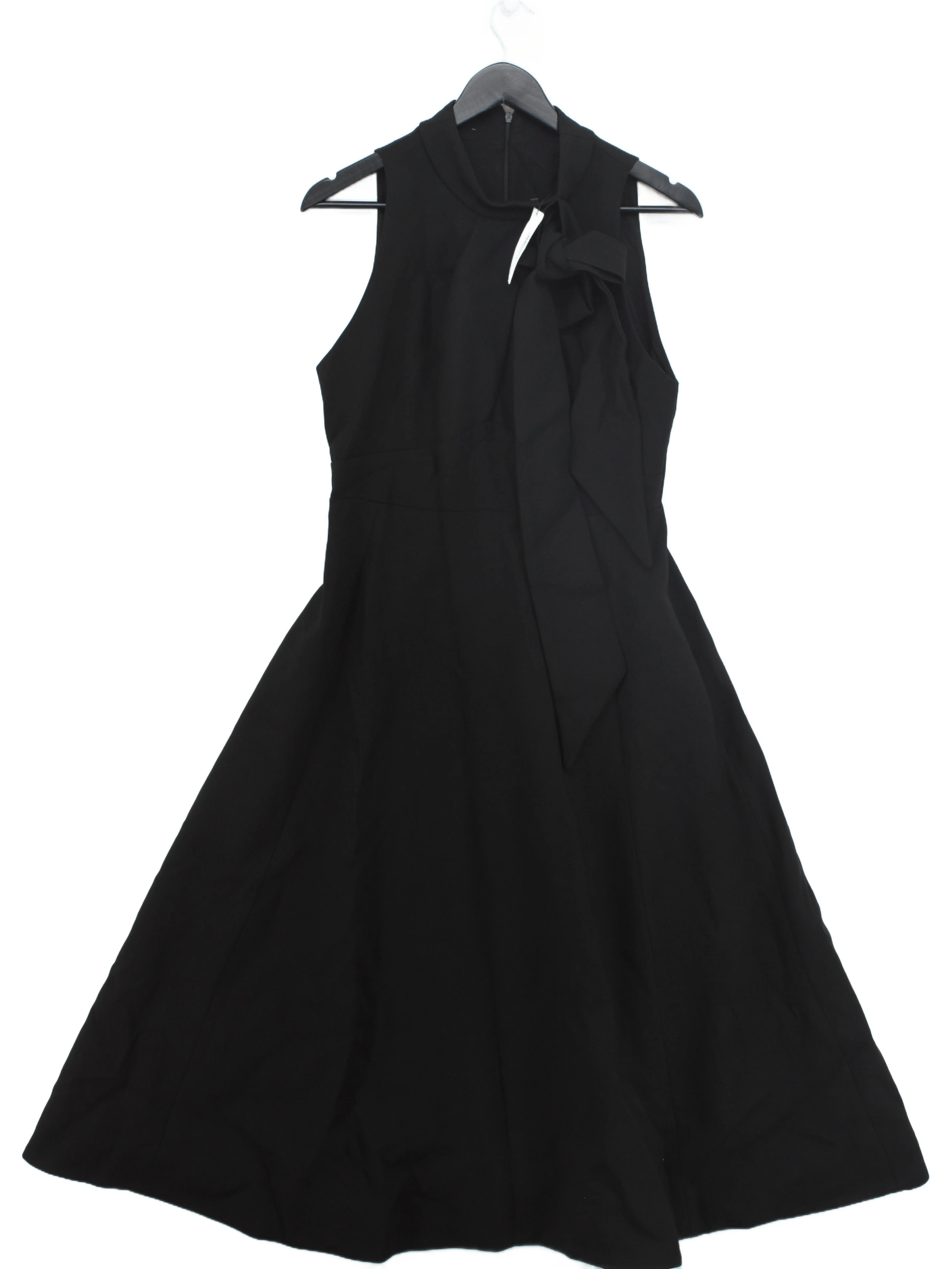 Karen Millen A-Line Midi Dress UK12 in Black RRP £219