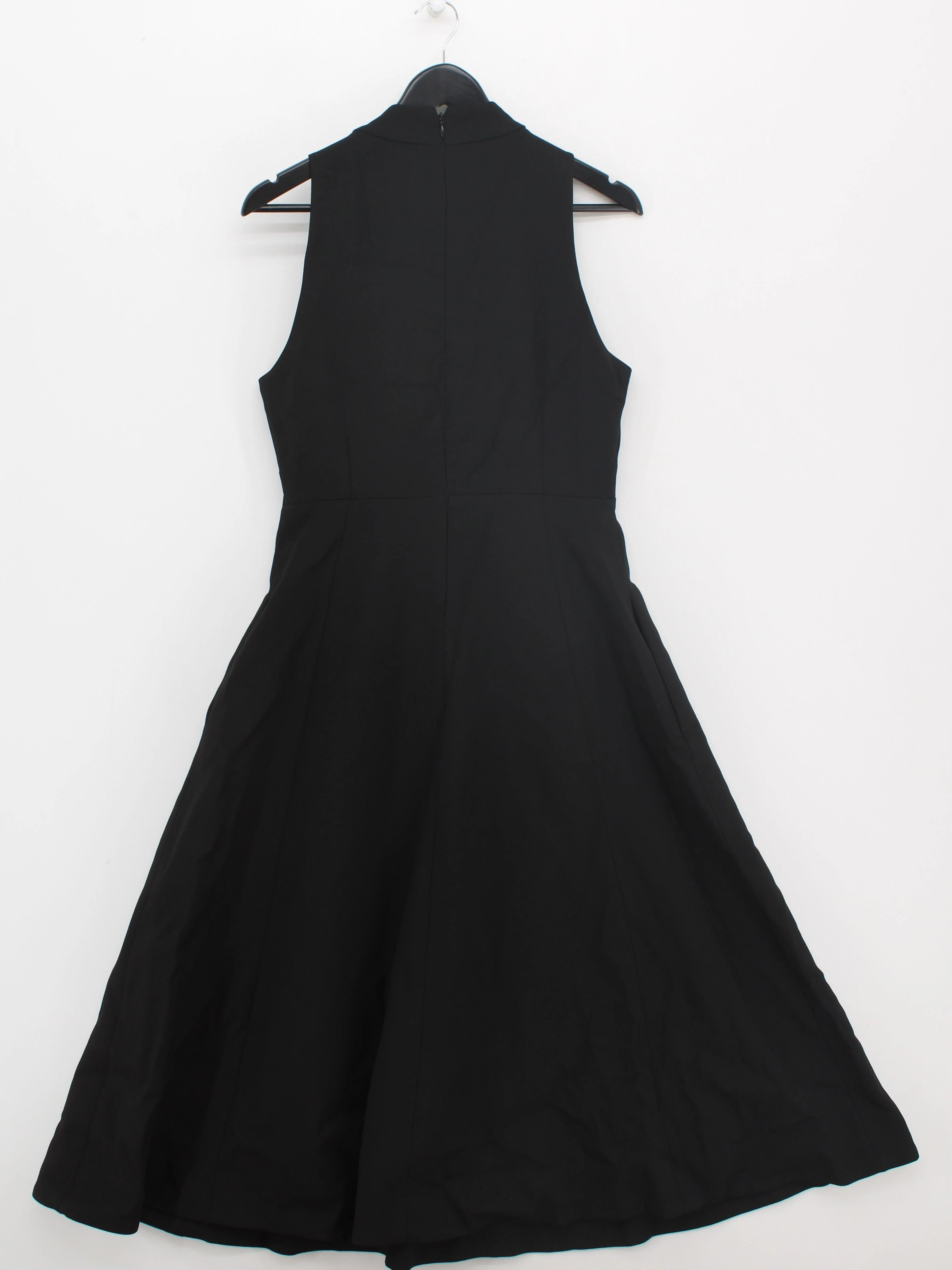 Karen Millen A-Line Midi Dress UK12 in Black RRP £219 - Image 2