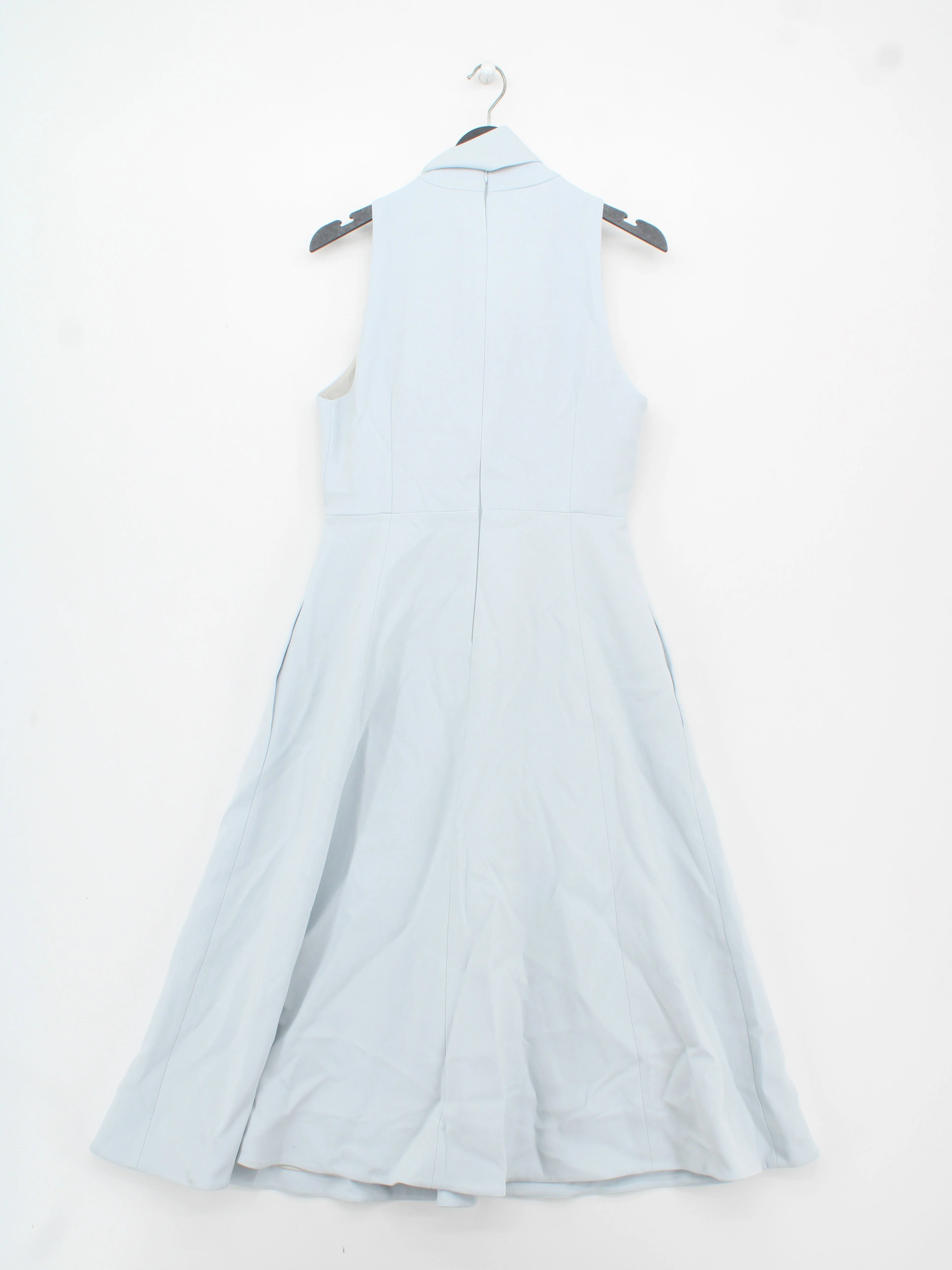 Karen Millen A-Line Midi Dress UK12 in Blue RRP £219 - Image 2