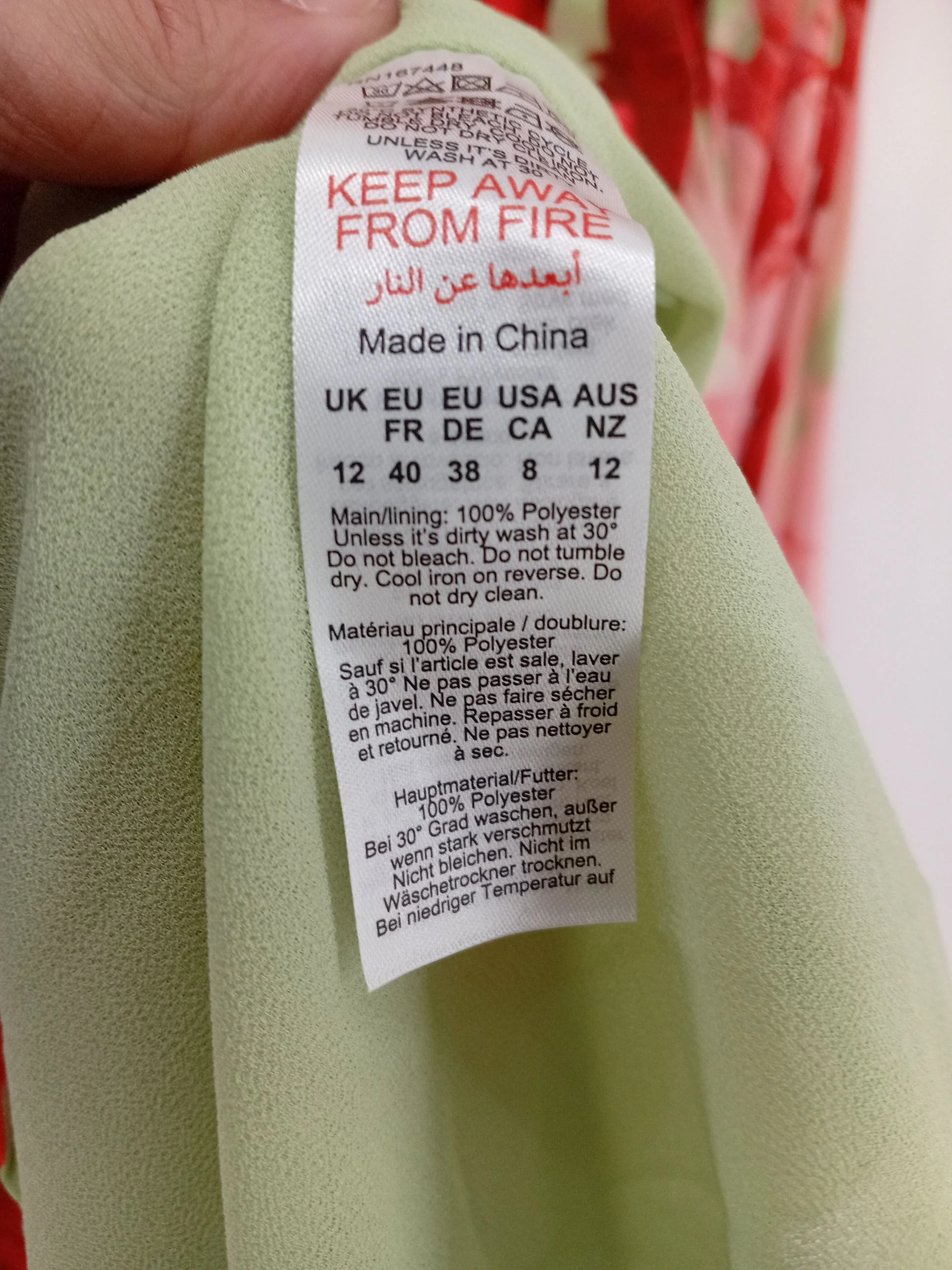 Karen Millen A-Line Midi Dress UK12 in Multi RRP £99 - Image 6