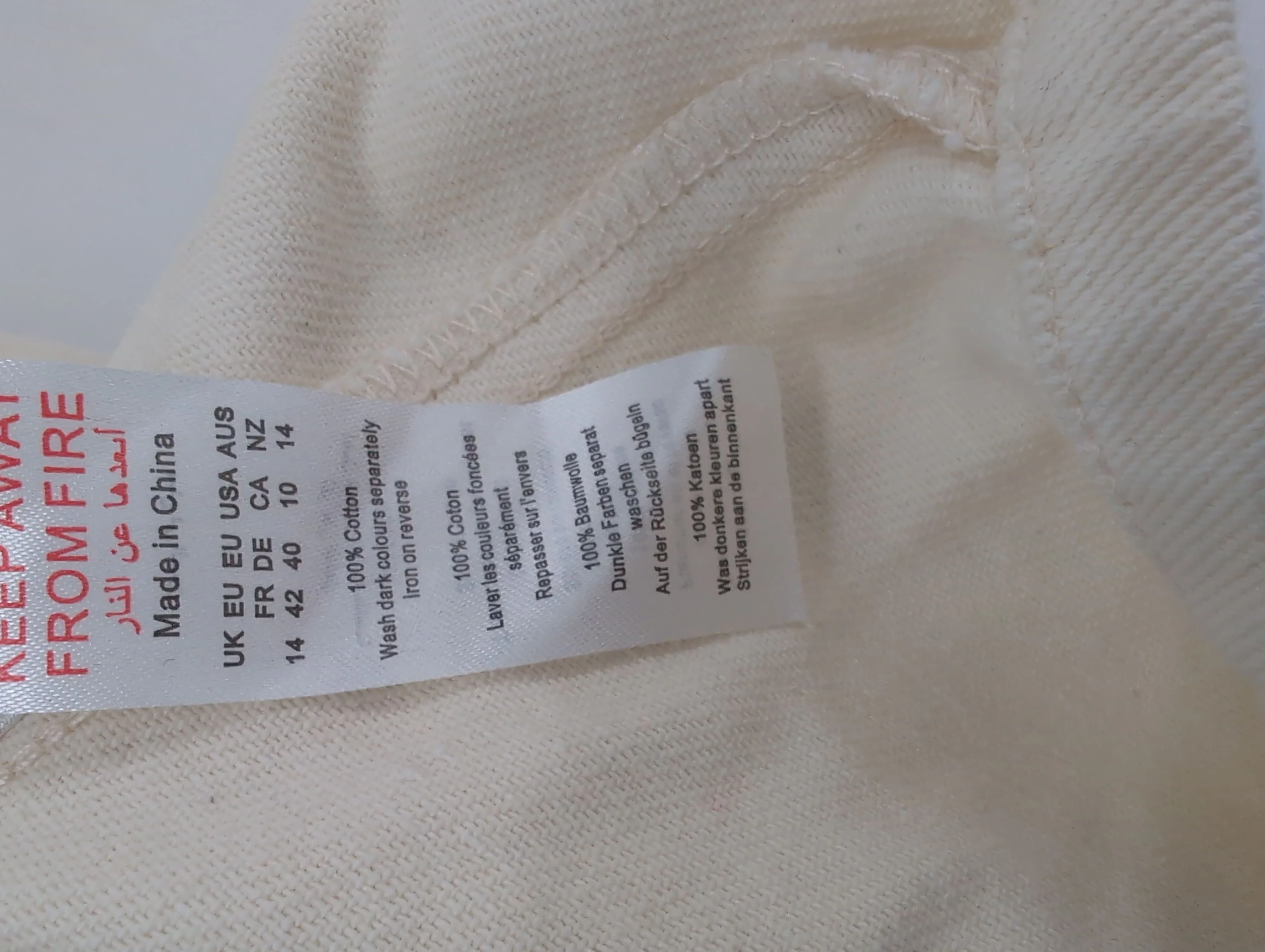 Karen Millen A-Line Midi Dress UK14 in Cream RRP £129 - Image 8