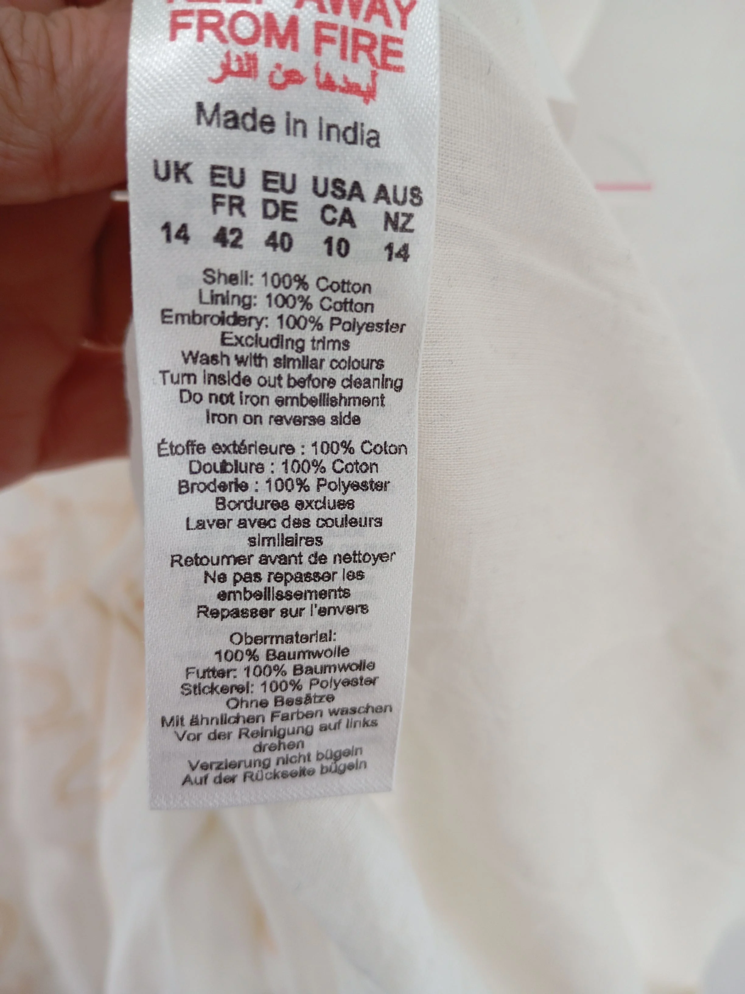 Karen Millen A-Line Midi Dress UK14 in Cream RRP £369 - Image 6