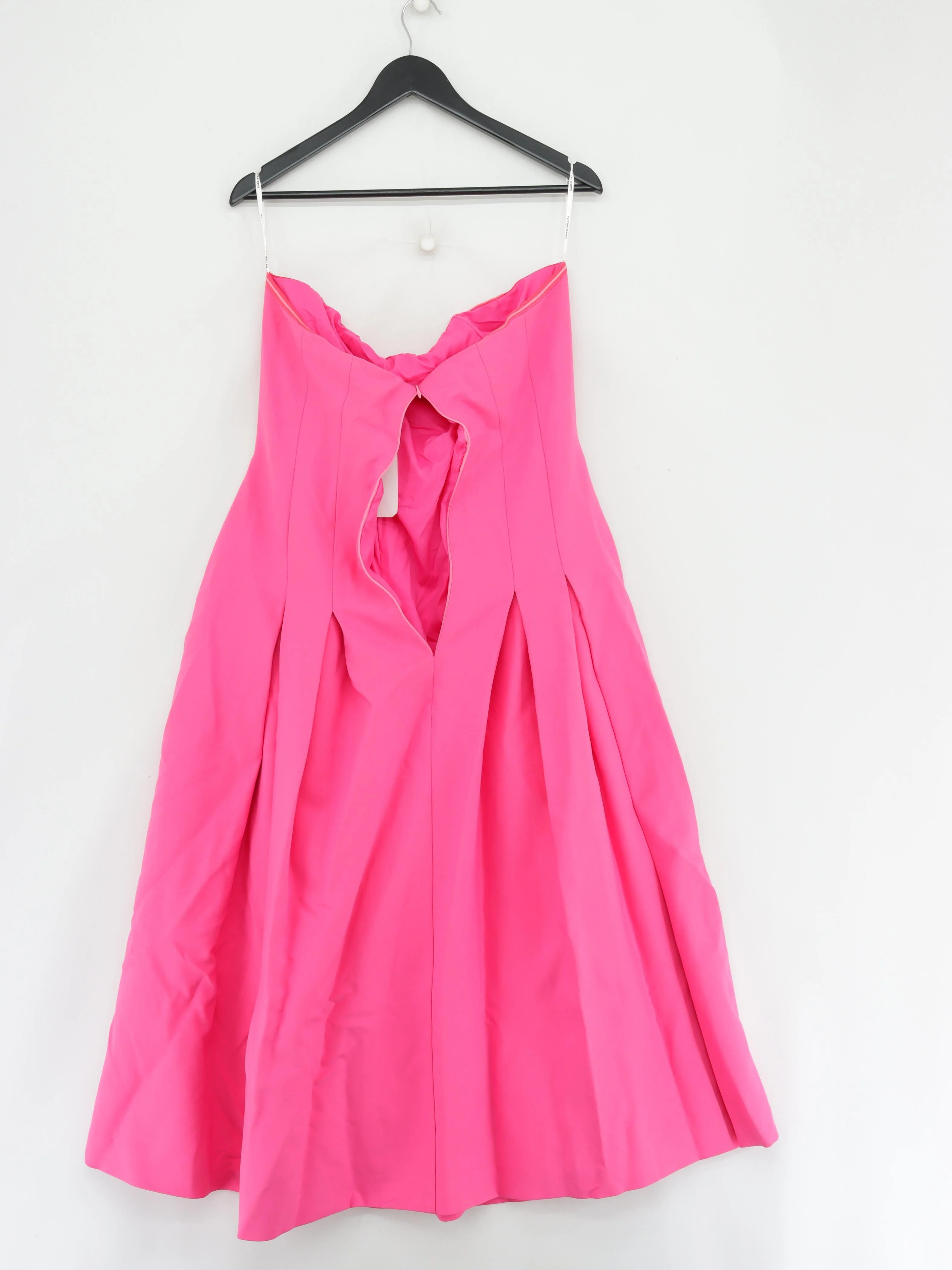 Karen Millen A-Line Midi Dress UK14 in Pink RRP £229 - Image 2