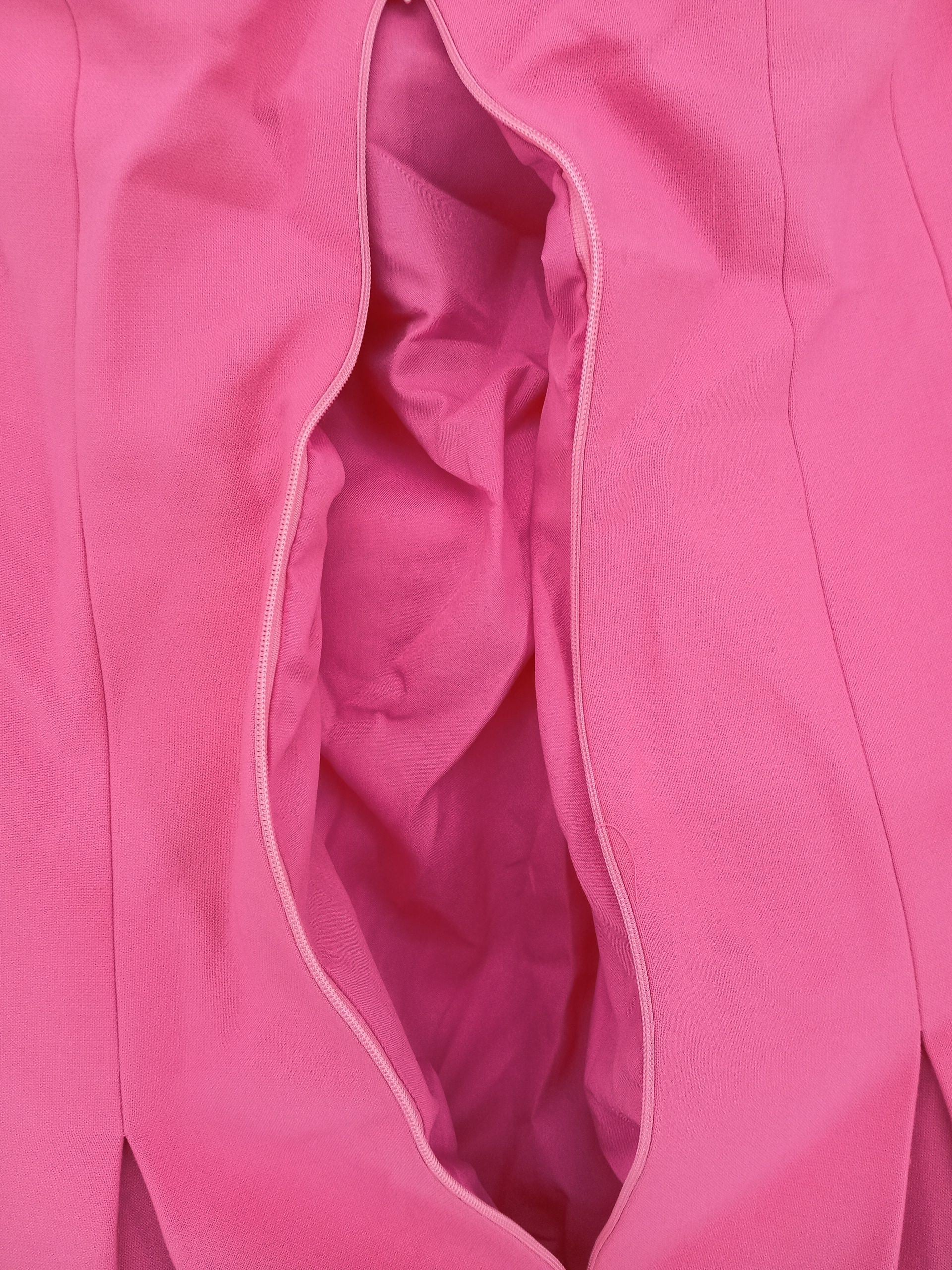 Karen Millen A-Line Midi Dress UK14 in Pink RRP £229 - Image 5