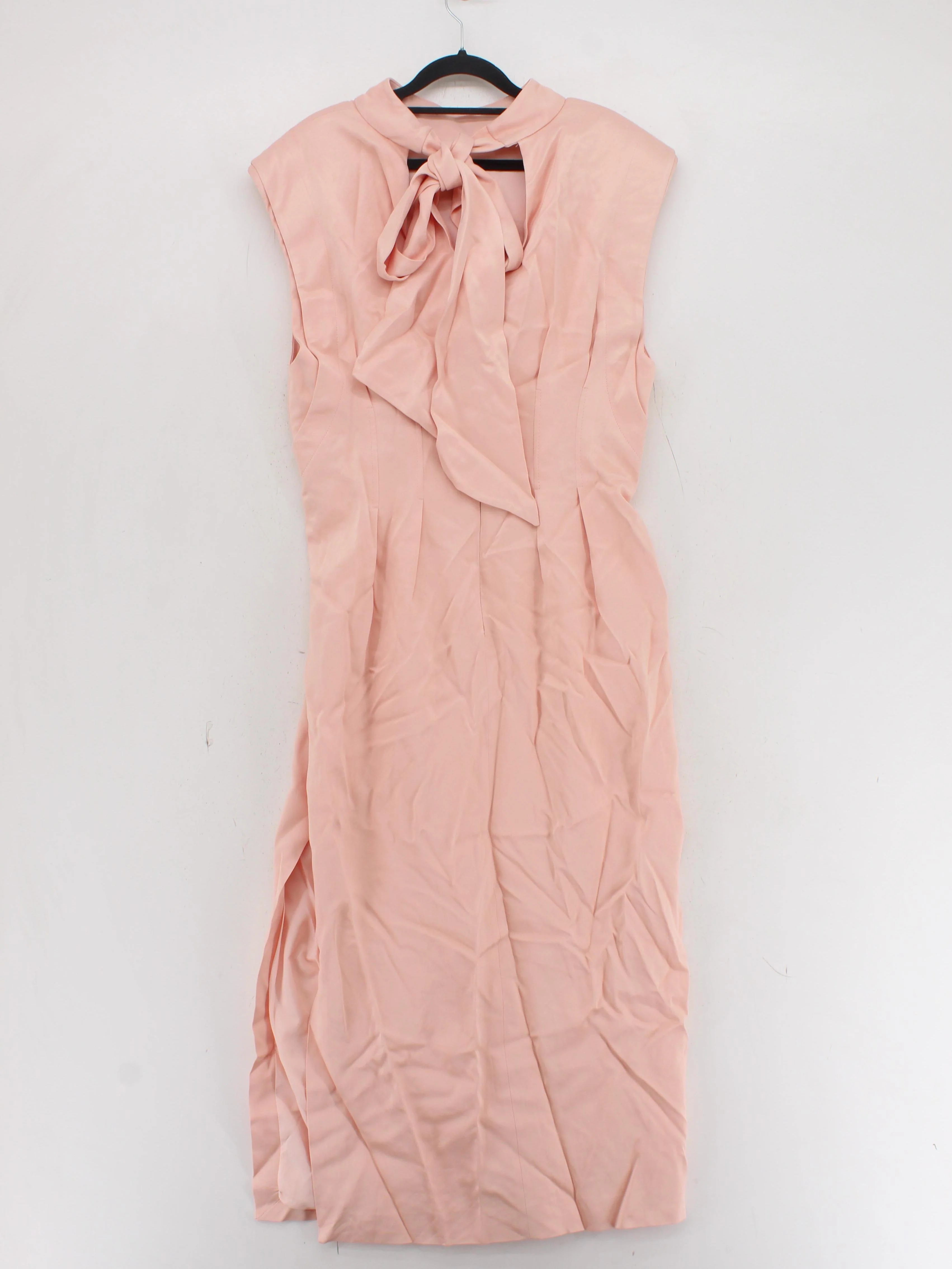 Karen Millen A-Line Midi Dress UK14 in Pink RRP £229 - Image 2