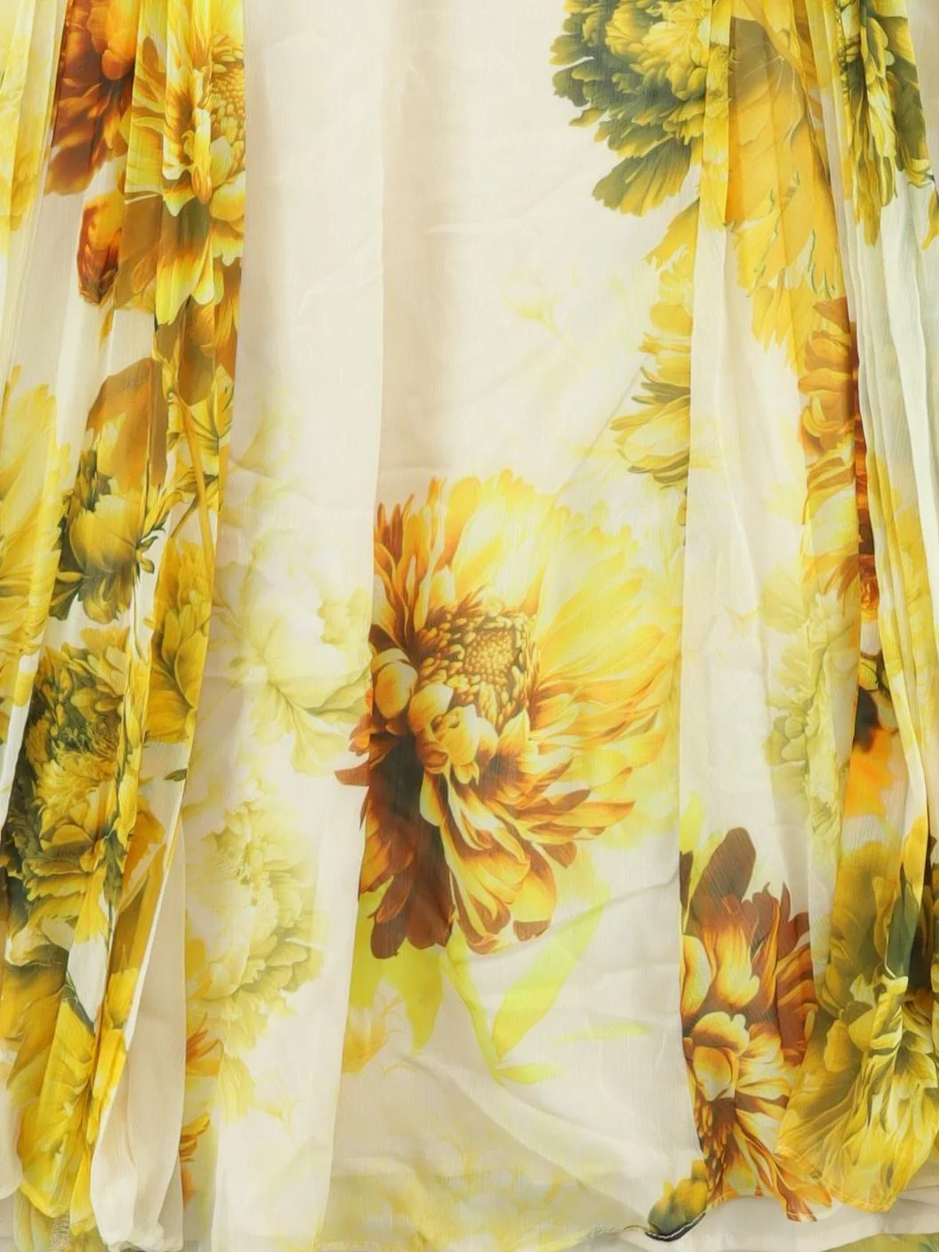 Karen Millen A-Line Midi Dress UK16 in Yellow RRP £159 - Image 4