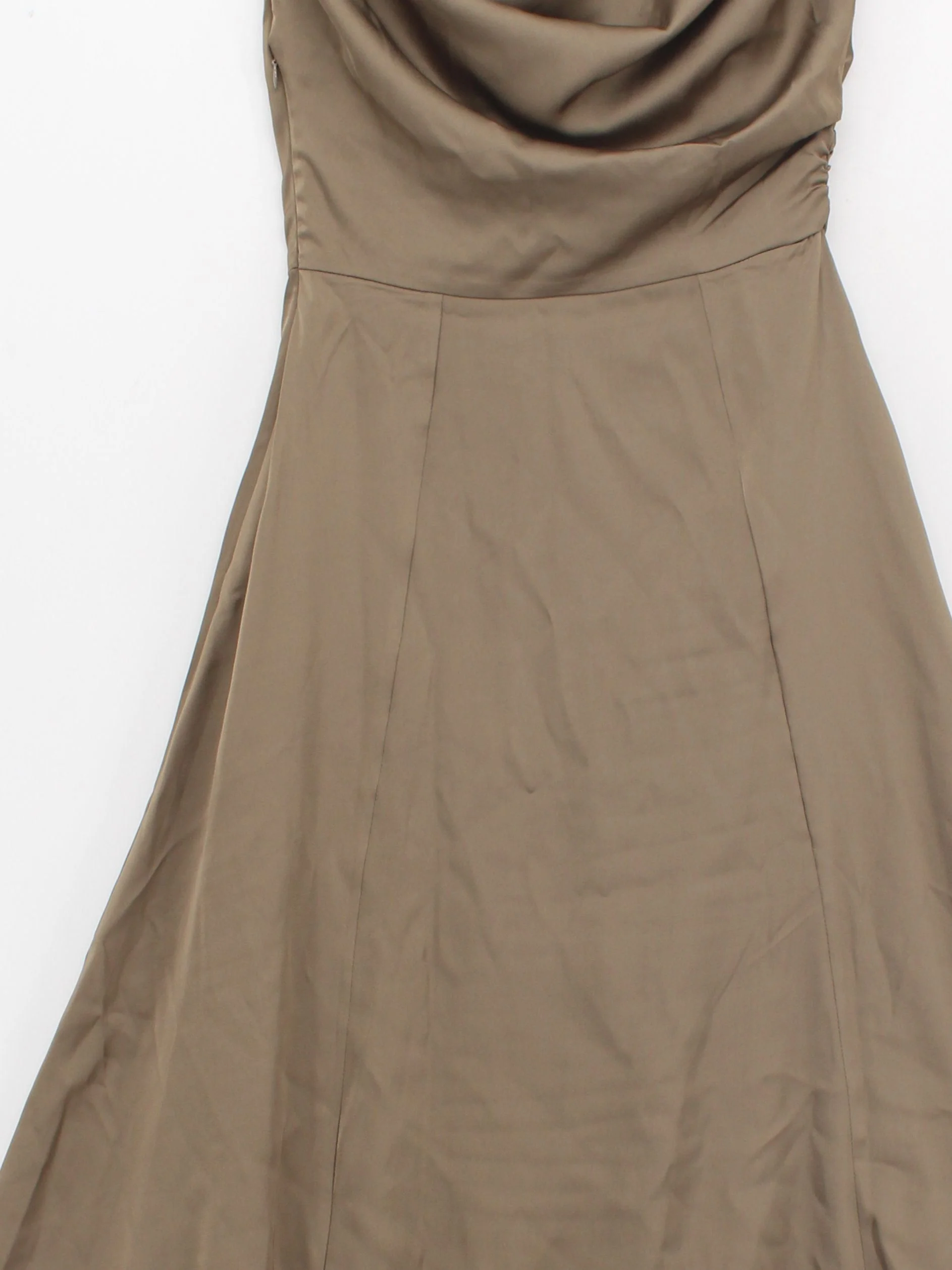 Karen Millen A-Line Midi Dress UK6 in Brown RRP £99 - Image 3