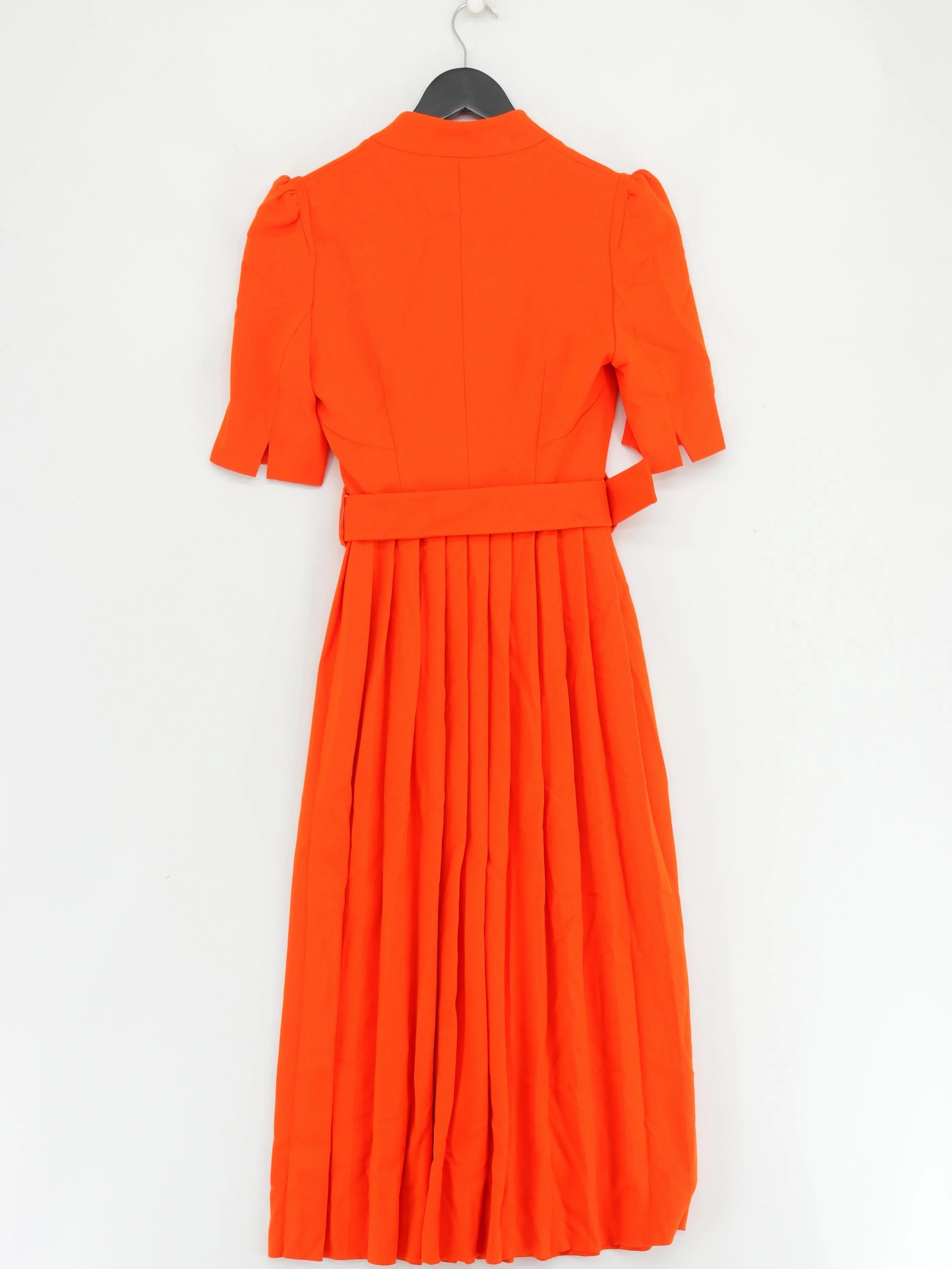 Karen Millen A-Line Midi Dress UK6 in Orange RRP £219 - Image 2