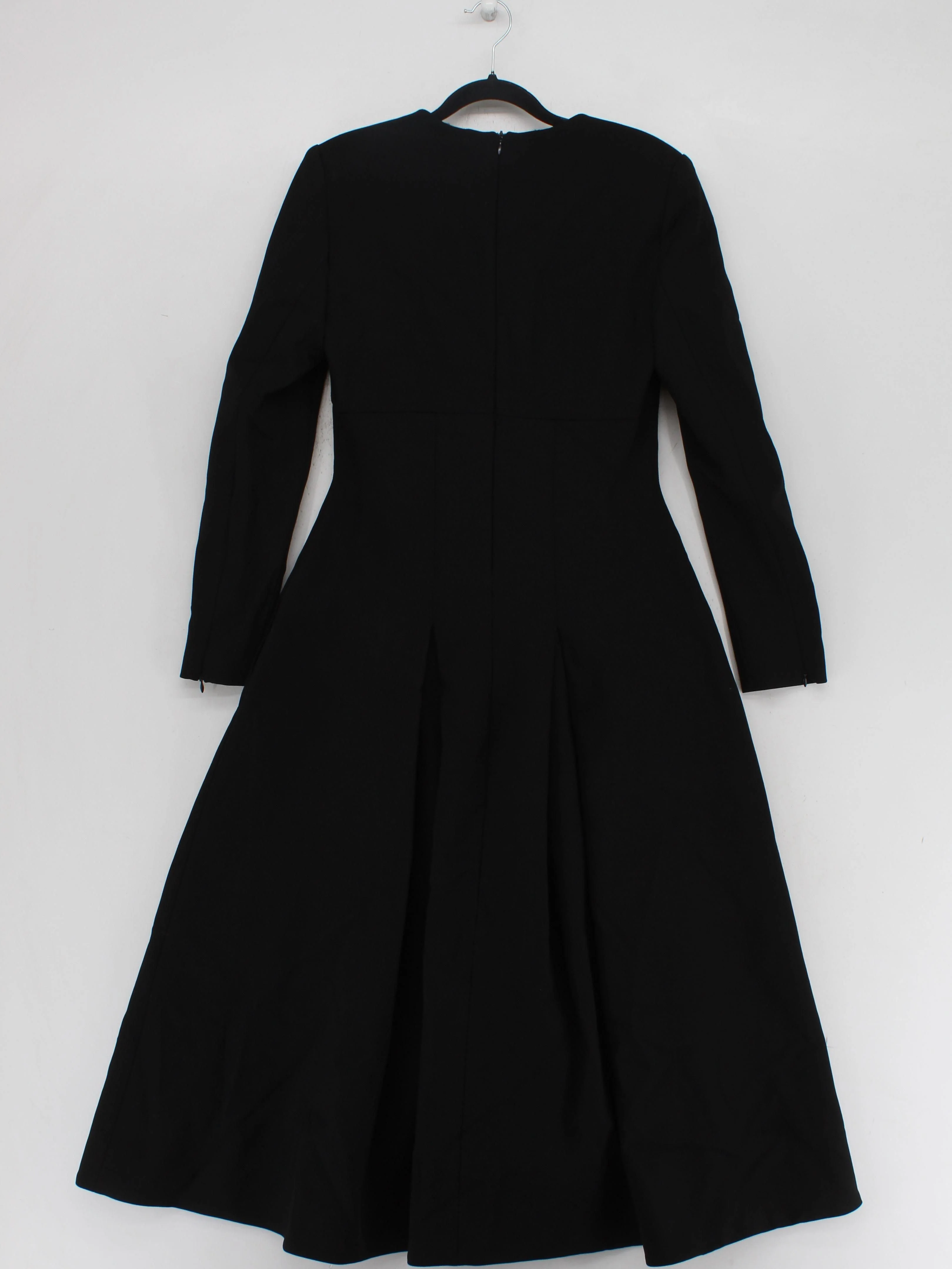 Karen Millen A-Line Midi Dress UK8 in Black RRP £209 - Image 2