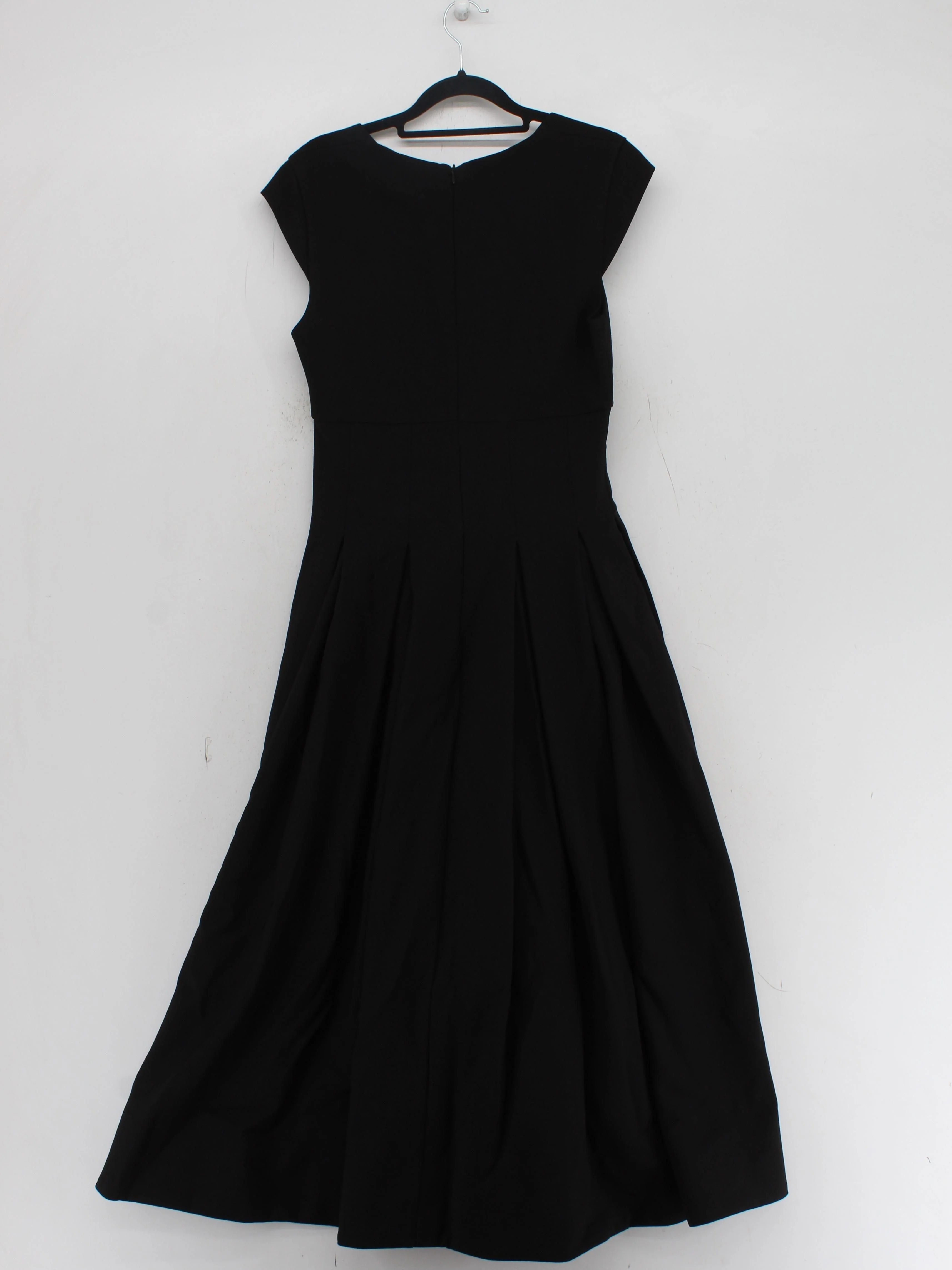 Karen Millen A-Line Midi Dress UK8 in Black RRP £229 - Image 2