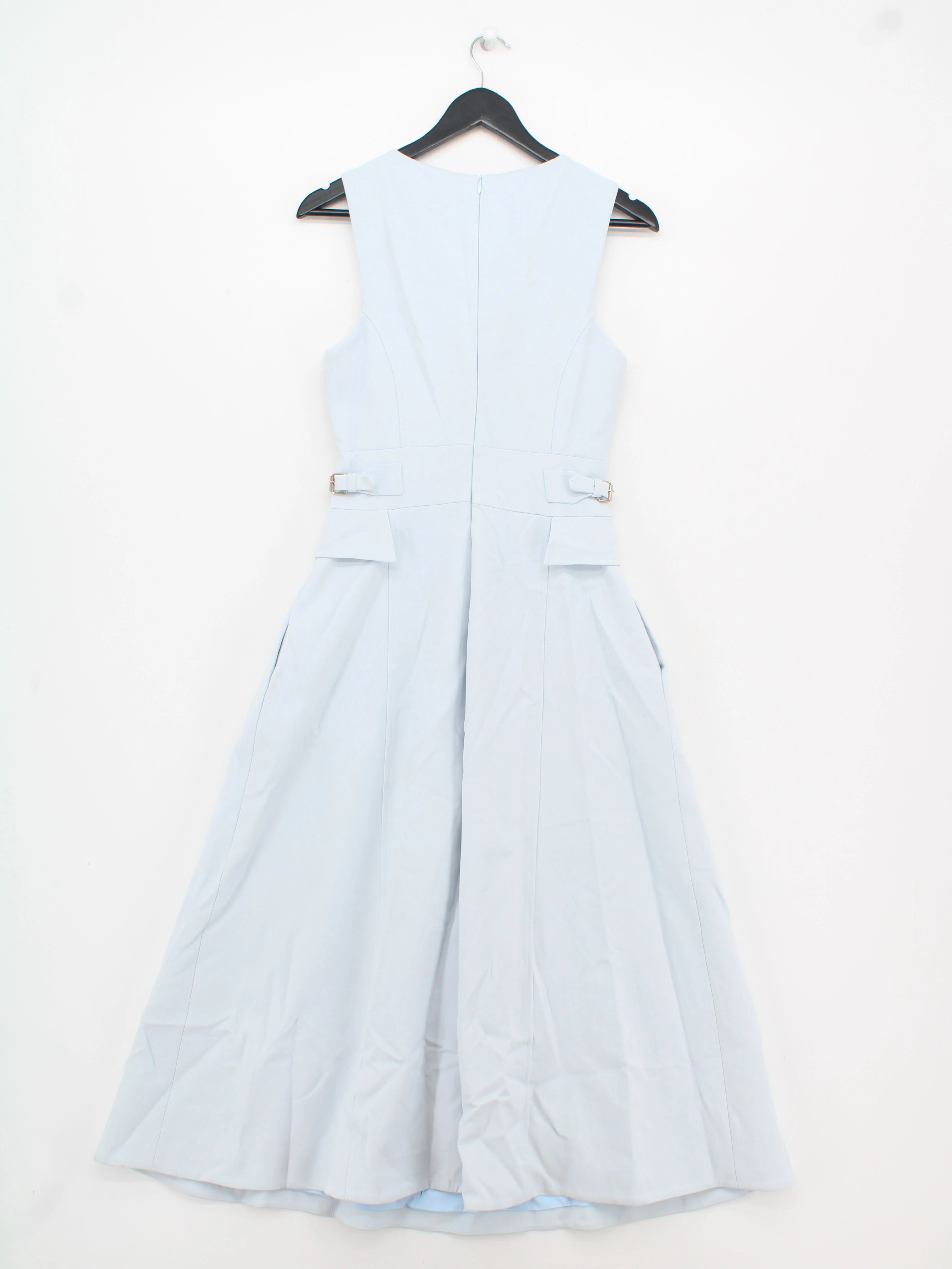 Karen Millen A-Line Midi Dress UK8 in Blue RRP £219 - Image 2