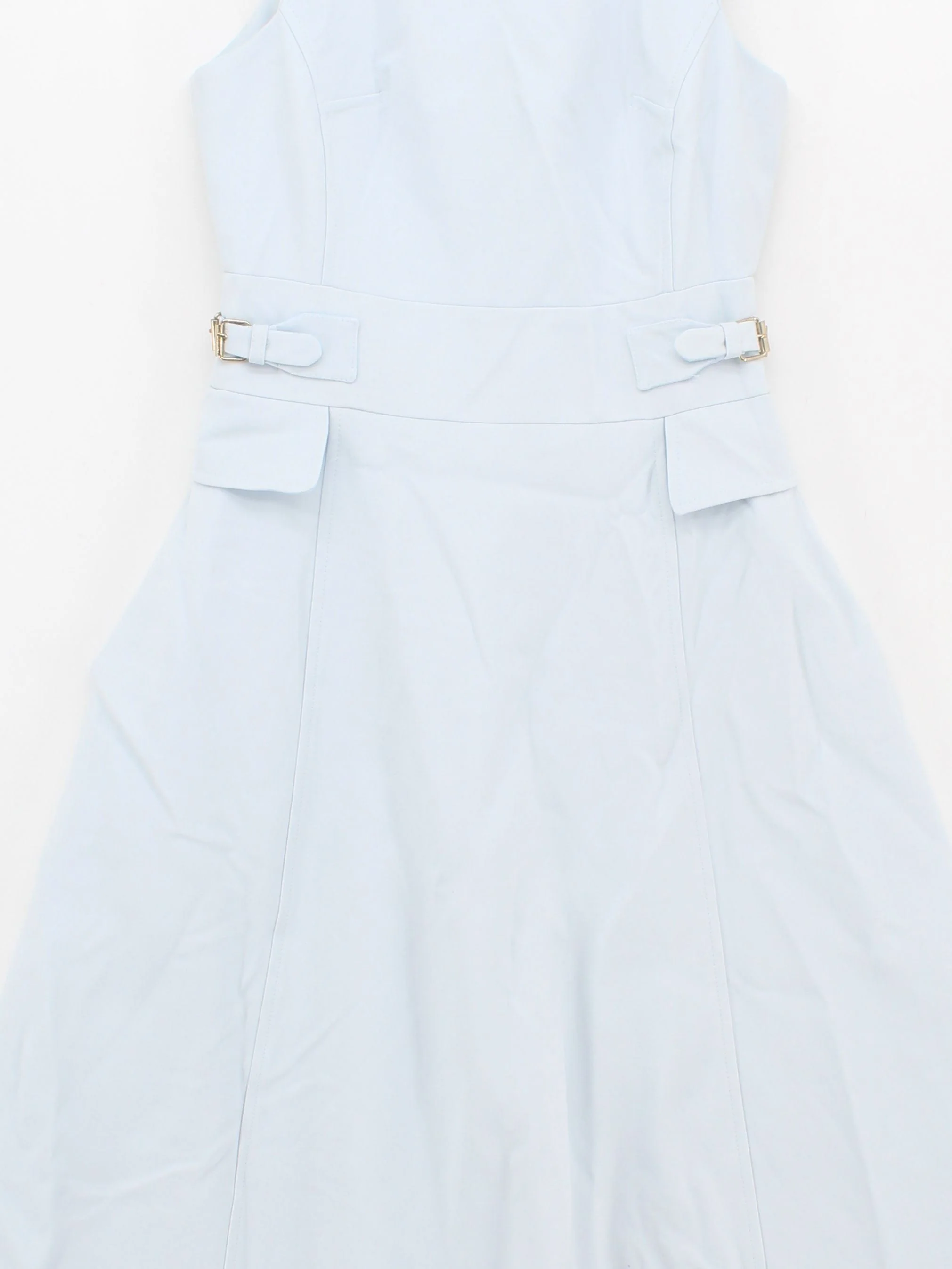 Karen Millen A-Line Midi Dress UK8 in Blue RRP £219 - Image 3
