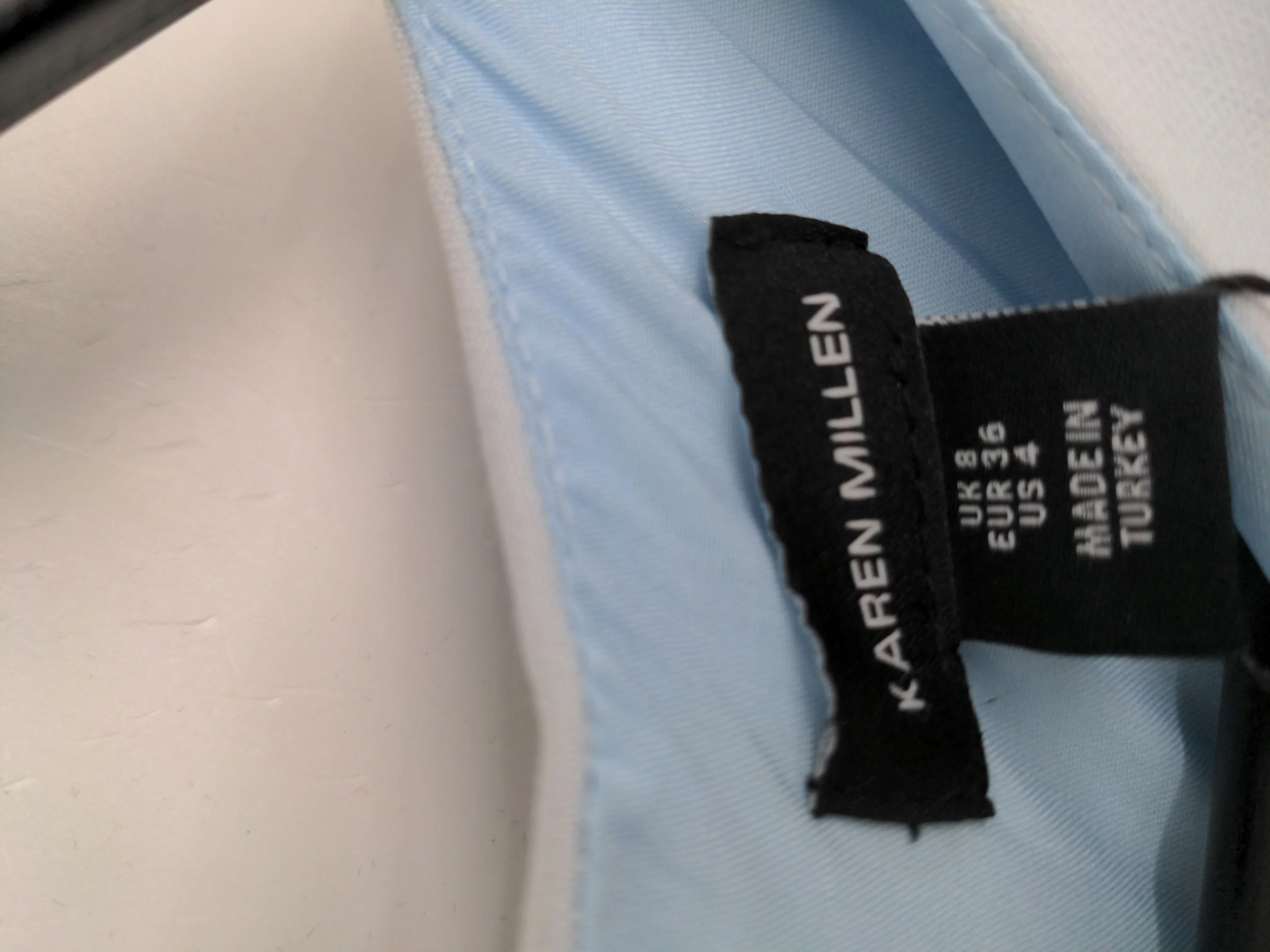Karen Millen A-Line Midi Dress UK8 in Blue RRP £219 - Image 7