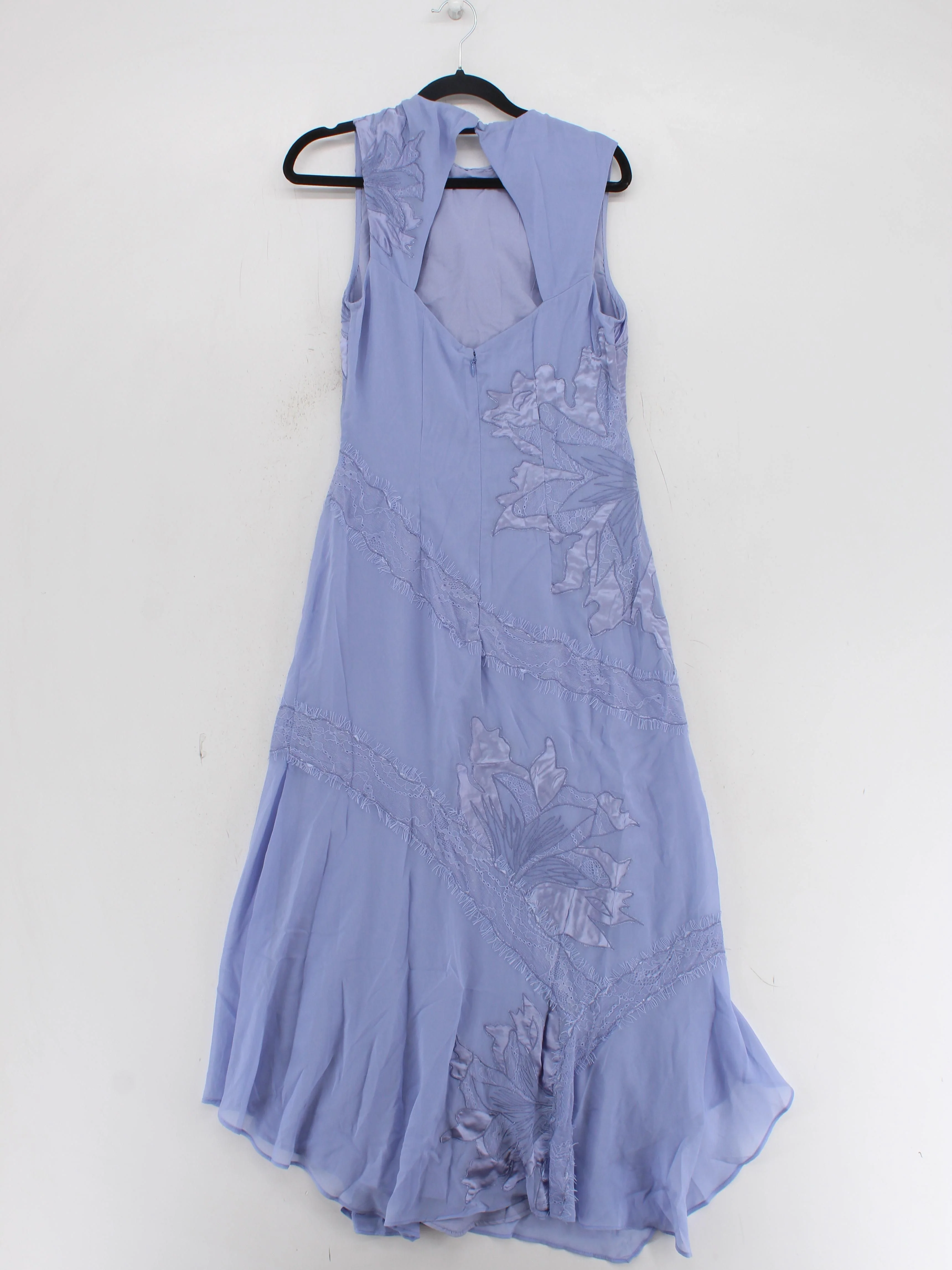Karen Millen A-Line Midi Dress UK8 in Blue RRP £349 - Image 2