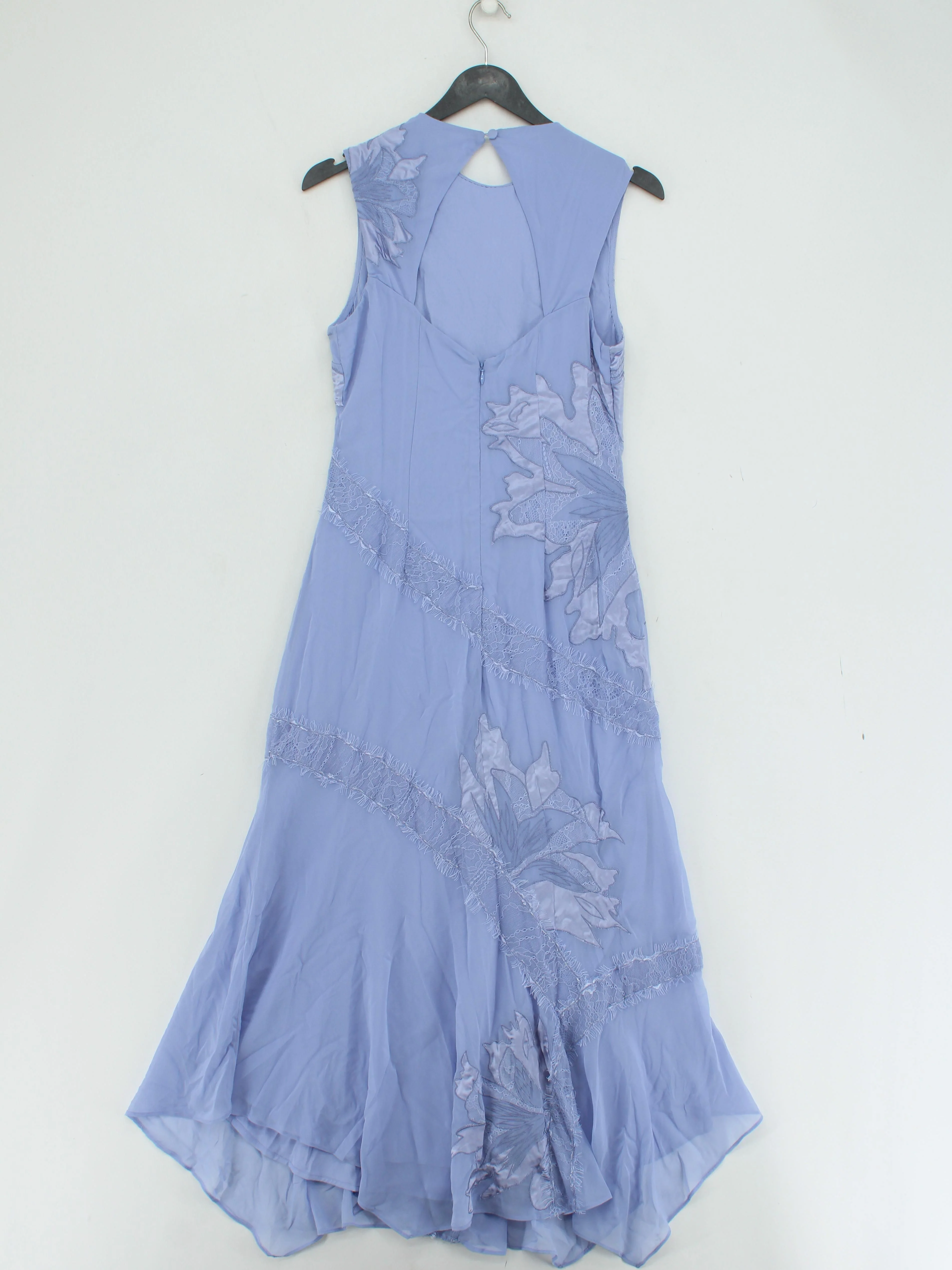Karen Millen A-Line Midi Dress UK8 in Blue RRP £349 - Image 3