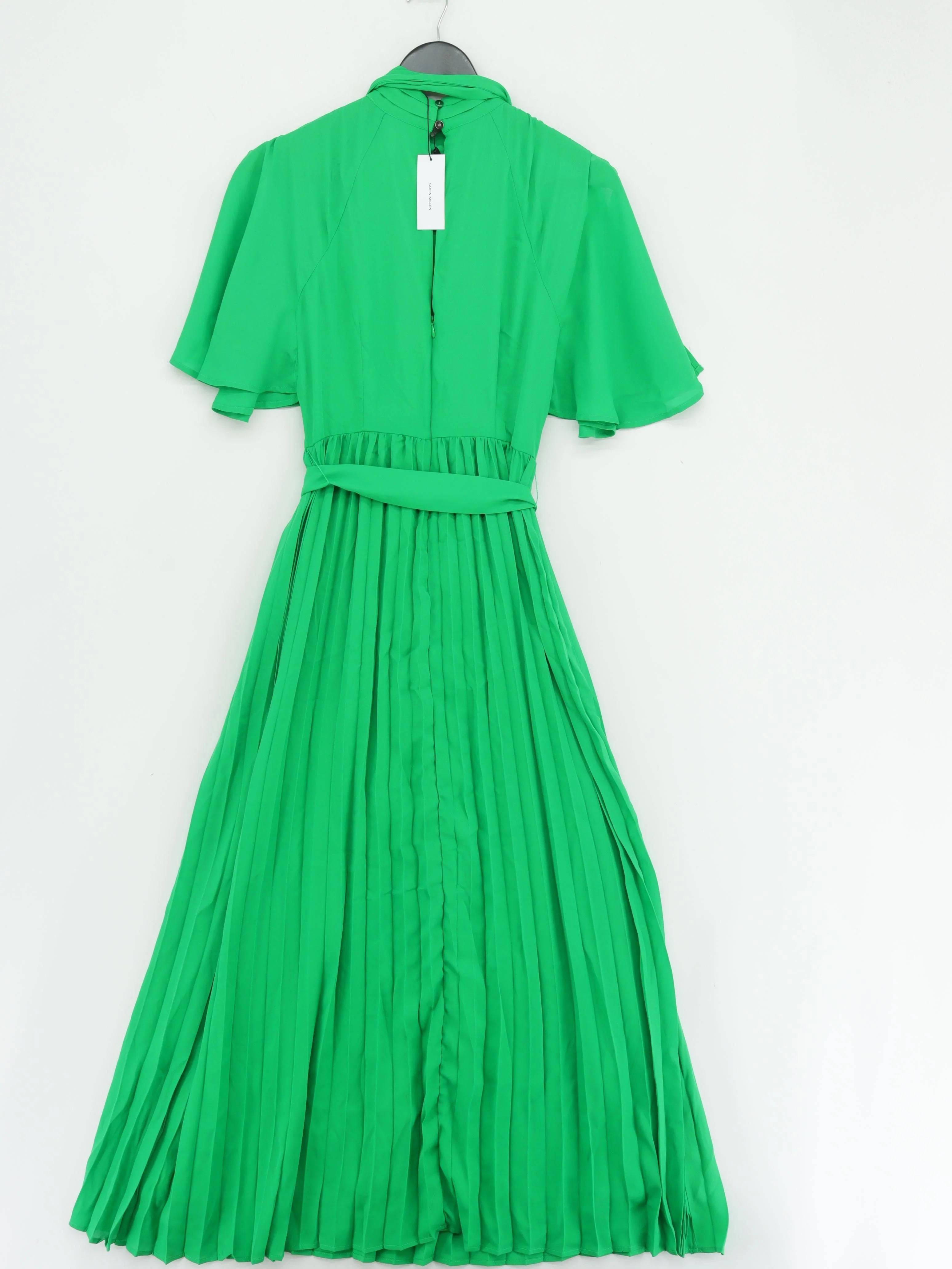 Karen Millen A-Line Midi Dress UK8 in Green RRP £89 - Image 2