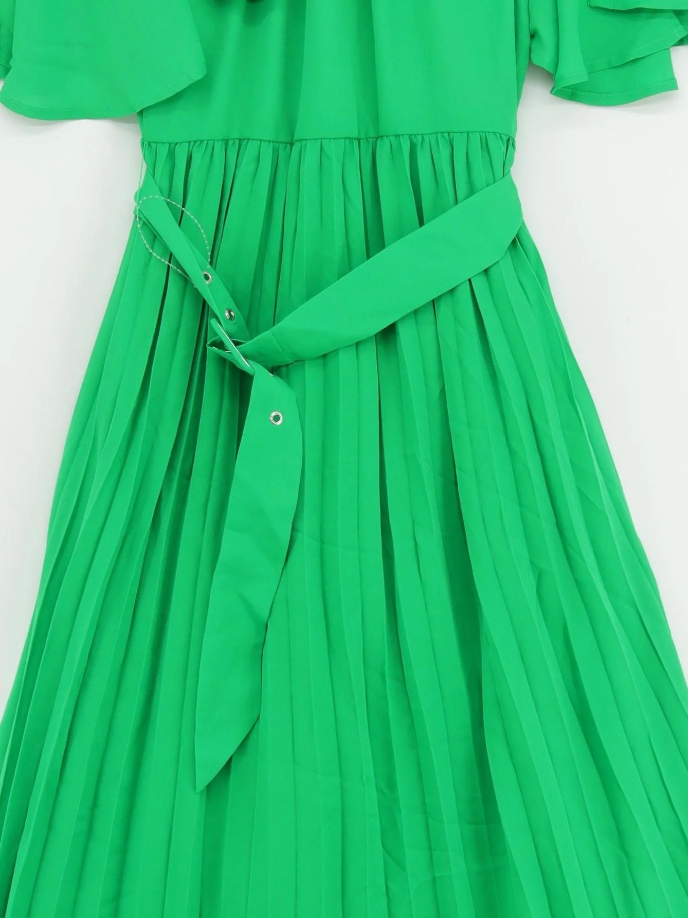 Karen Millen A-Line Midi Dress UK8 in Green RRP £89 - Image 3