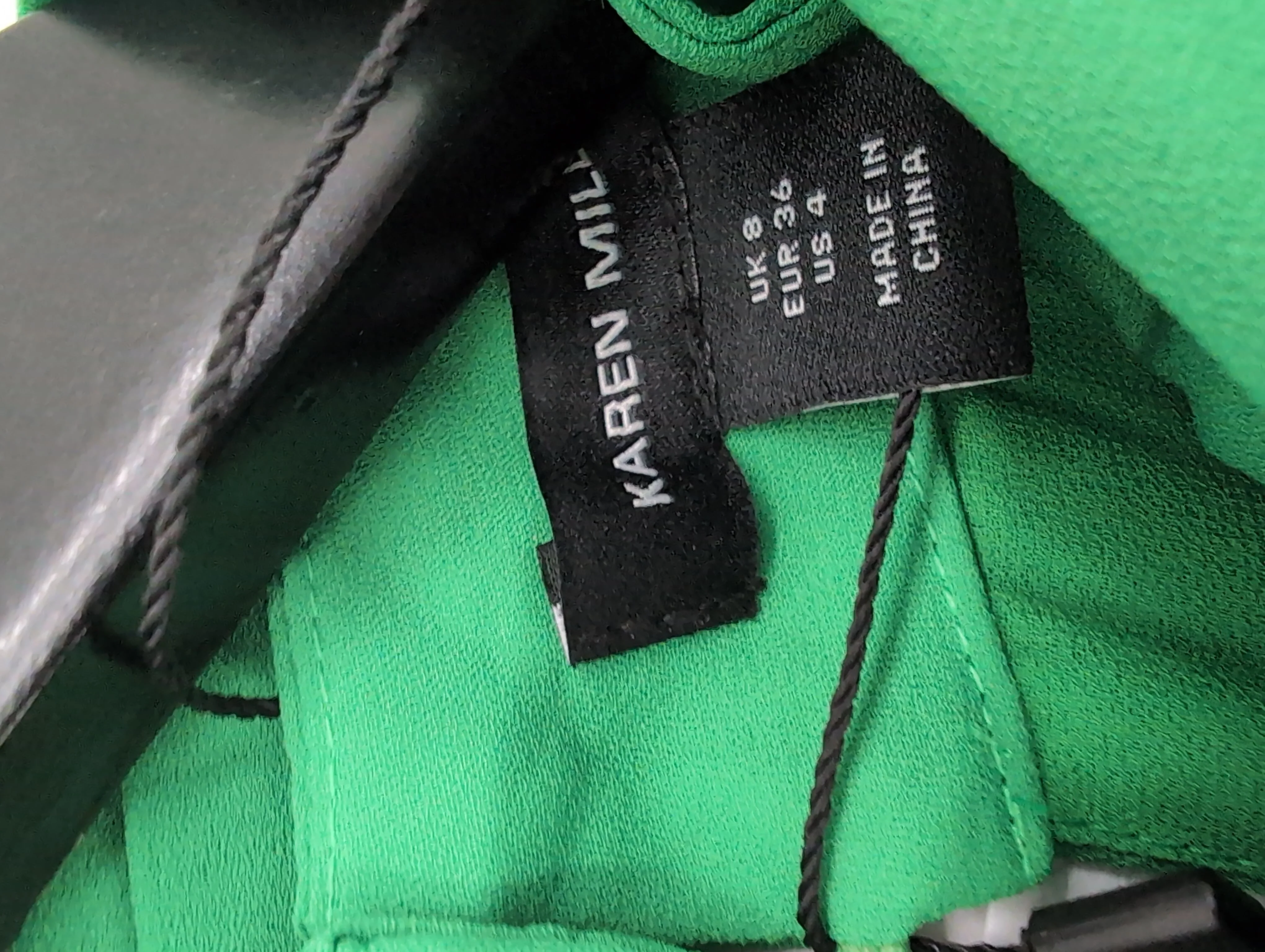 Karen Millen A-Line Midi Dress UK8 in Green RRP £89 - Image 5