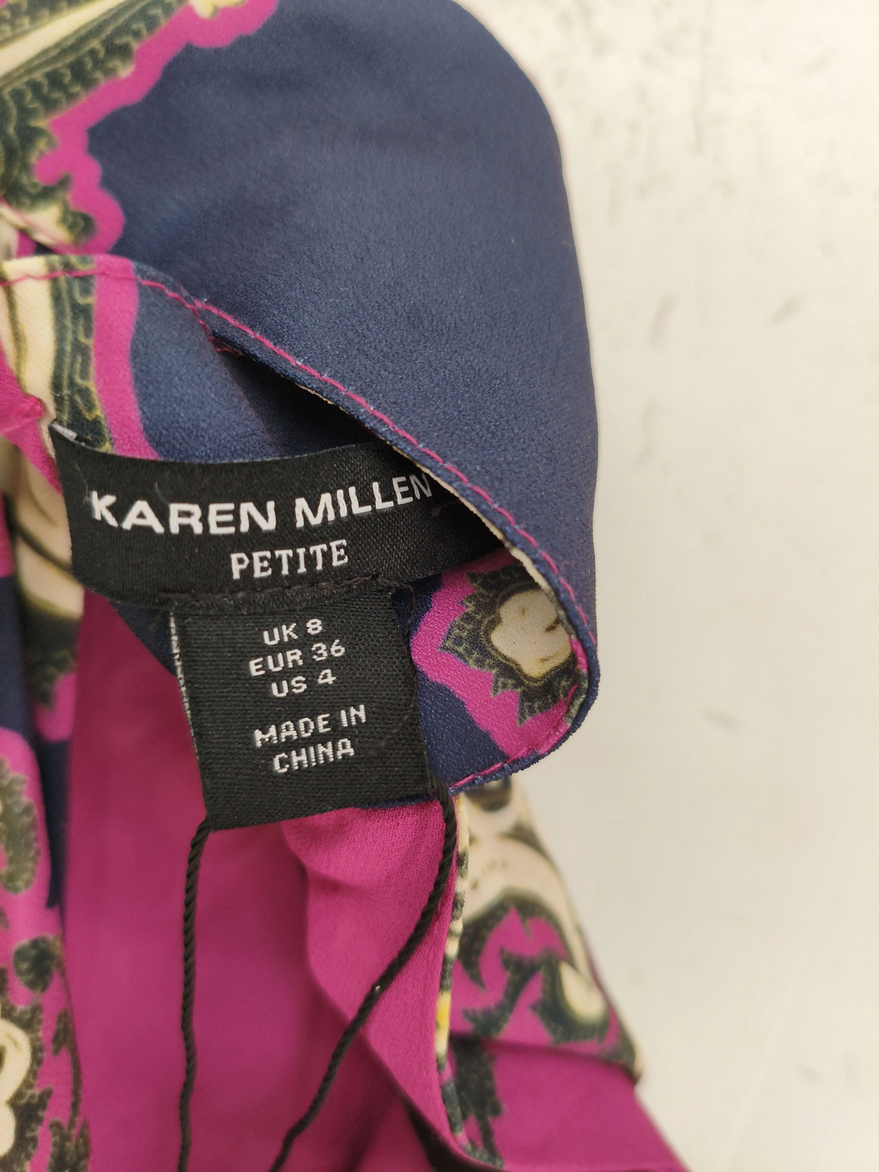 Karen Millen A-Line Midi Dress UK8 in Multi RRP £109 - Image 6
