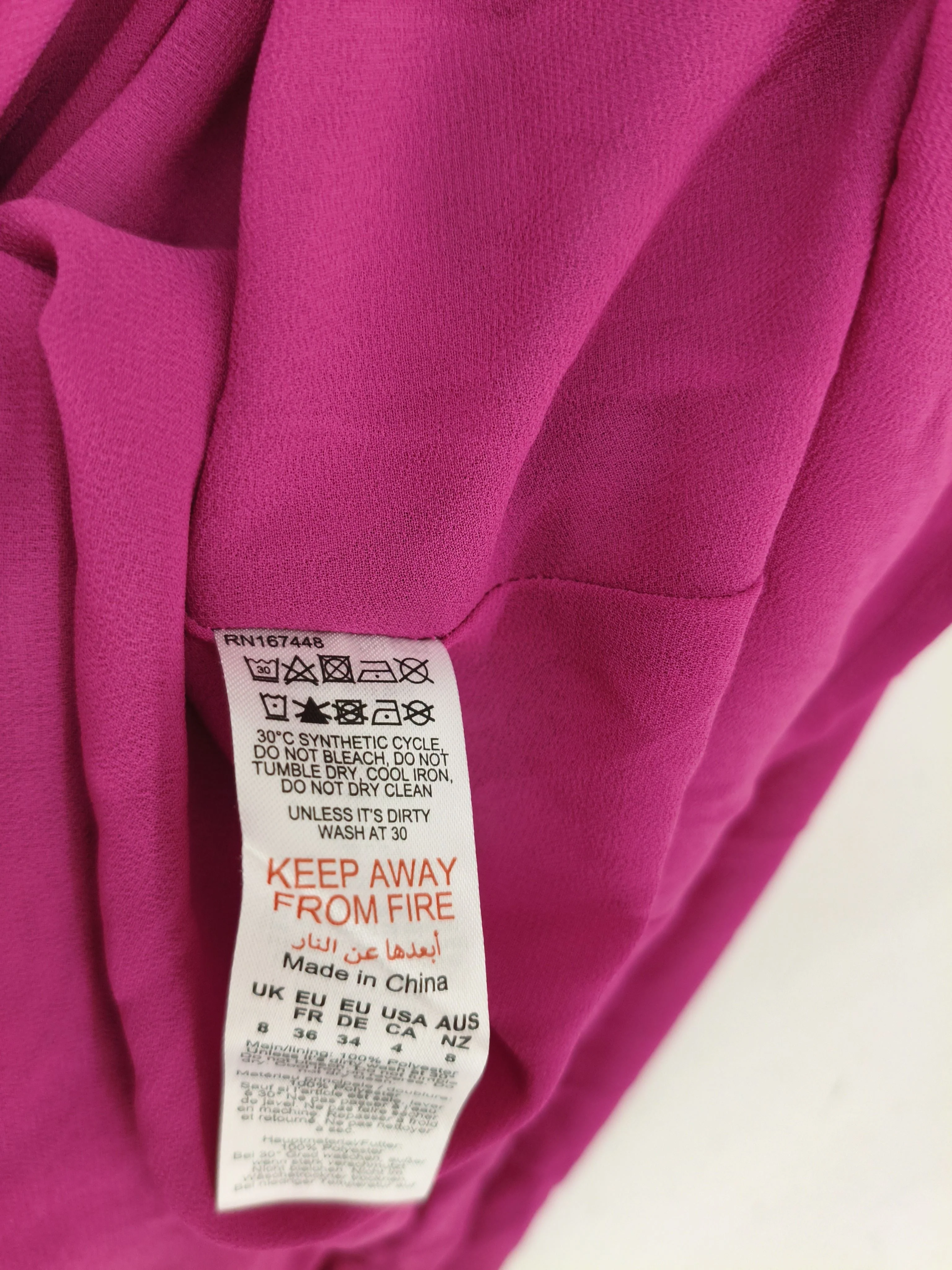 Karen Millen A-Line Midi Dress UK8 in Multi RRP £109 - Image 7