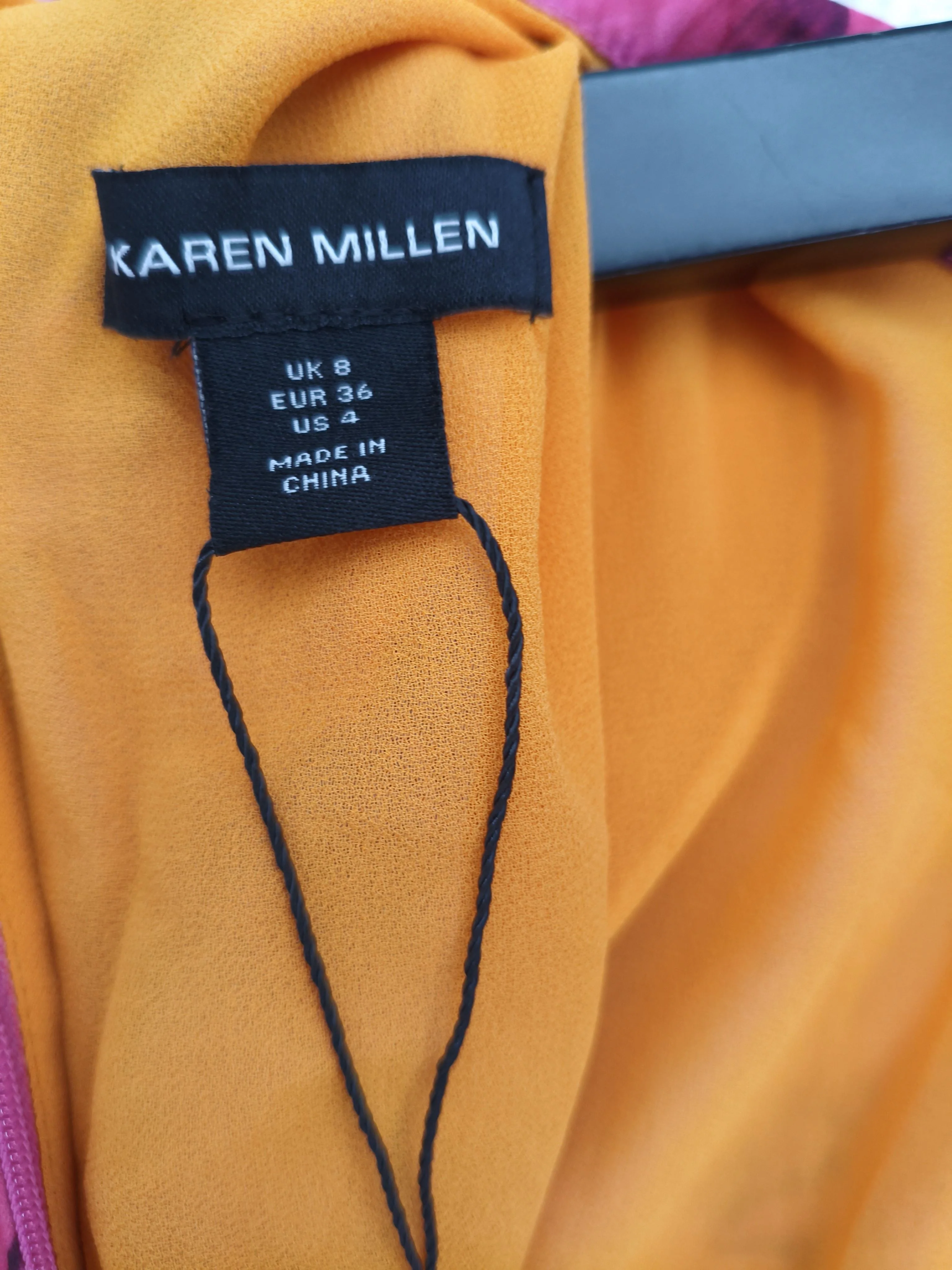 Karen Millen A-Line Midi Dress UK8 in Multi RRP £119 - Image 5