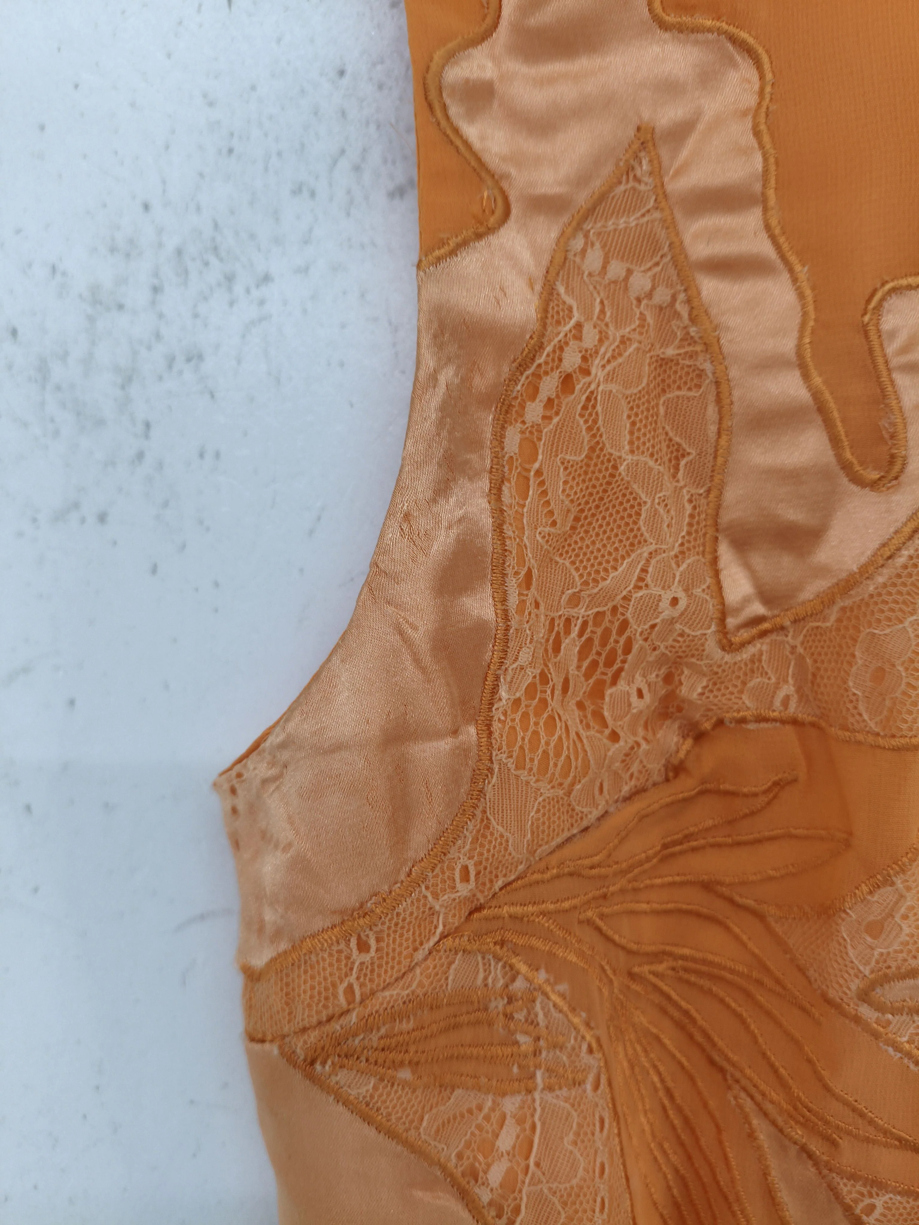 Karen Millen A-Line Midi Dress UK8 in Orange RRP £349 - Image 5