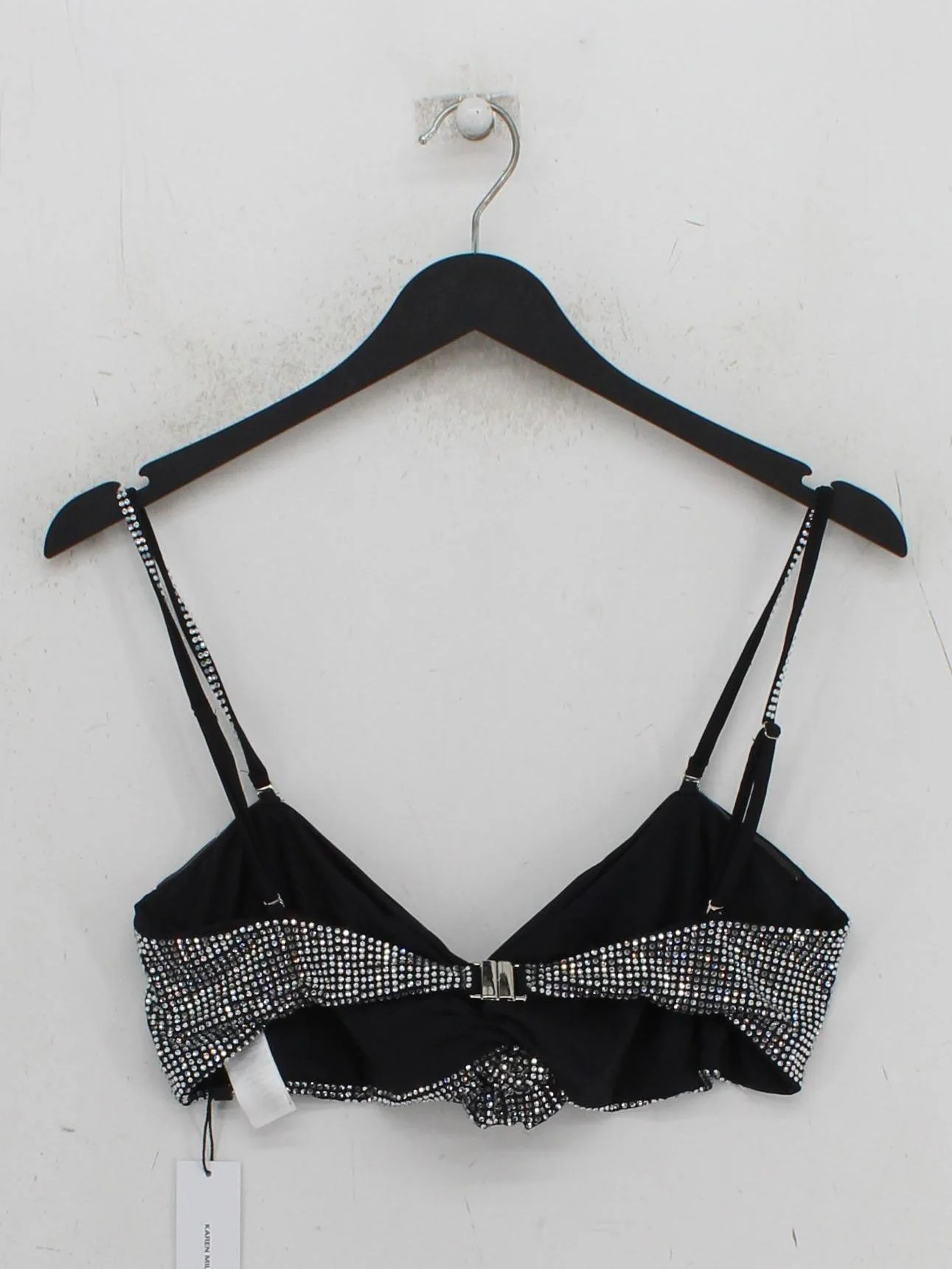 Karen Millen bandeau adjustable strap bikini top in black RRP £55 - Image 2