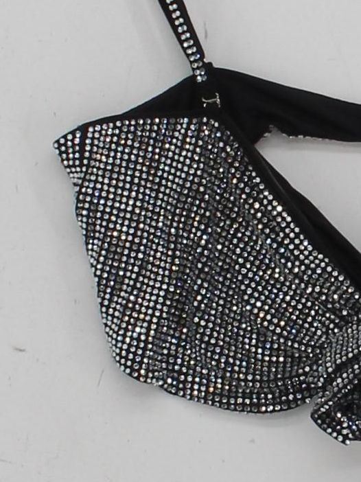 Karen Millen bandeau adjustable strap bikini top in black RRP £55 - Image 4