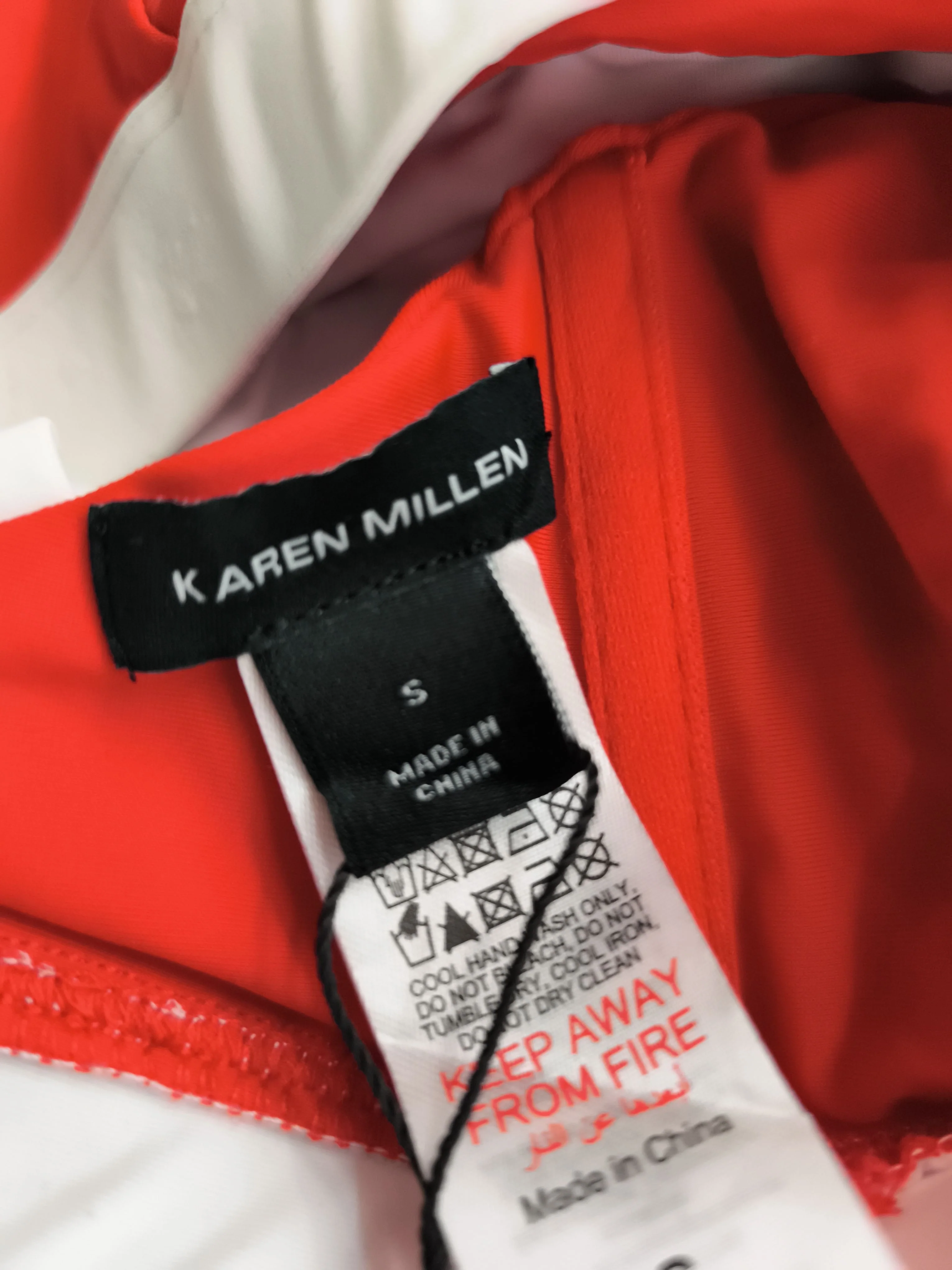 Karen Millen bikini top in red RRP £49 - Image 6
