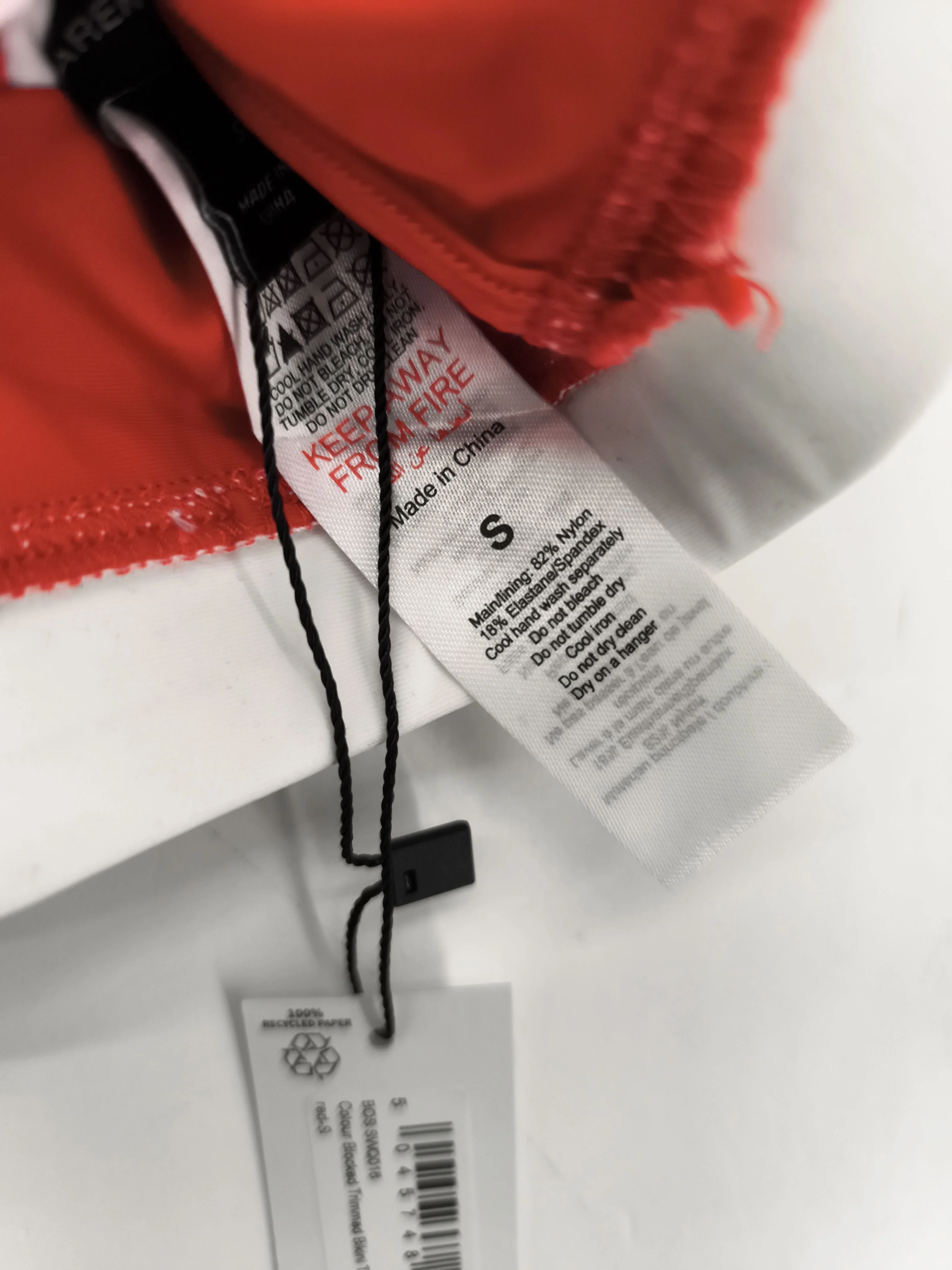Karen Millen bikini top in red RRP £49 - Image 7