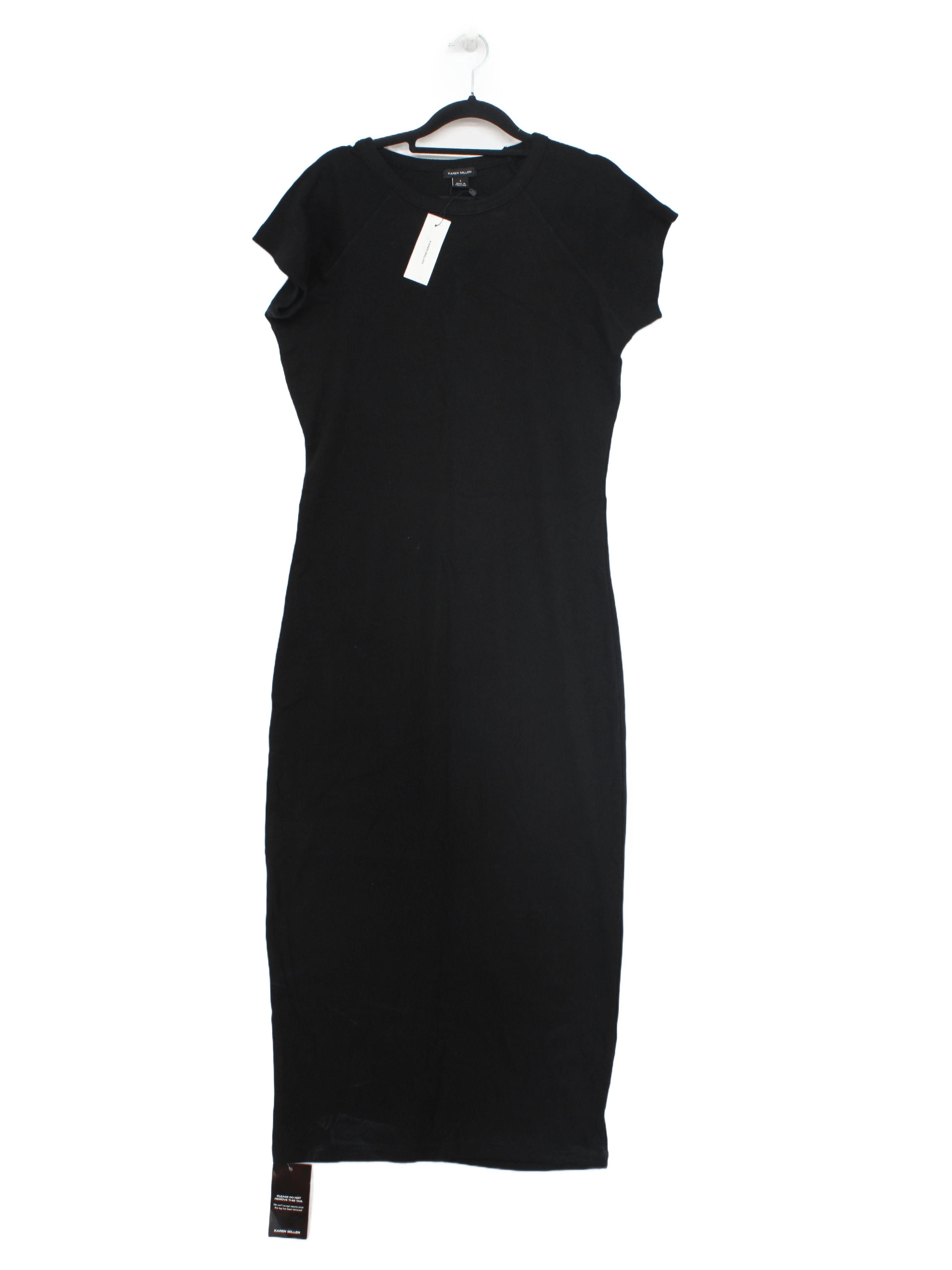 Karen Millen Bodycon Maxi Dress L in Black RRP £29