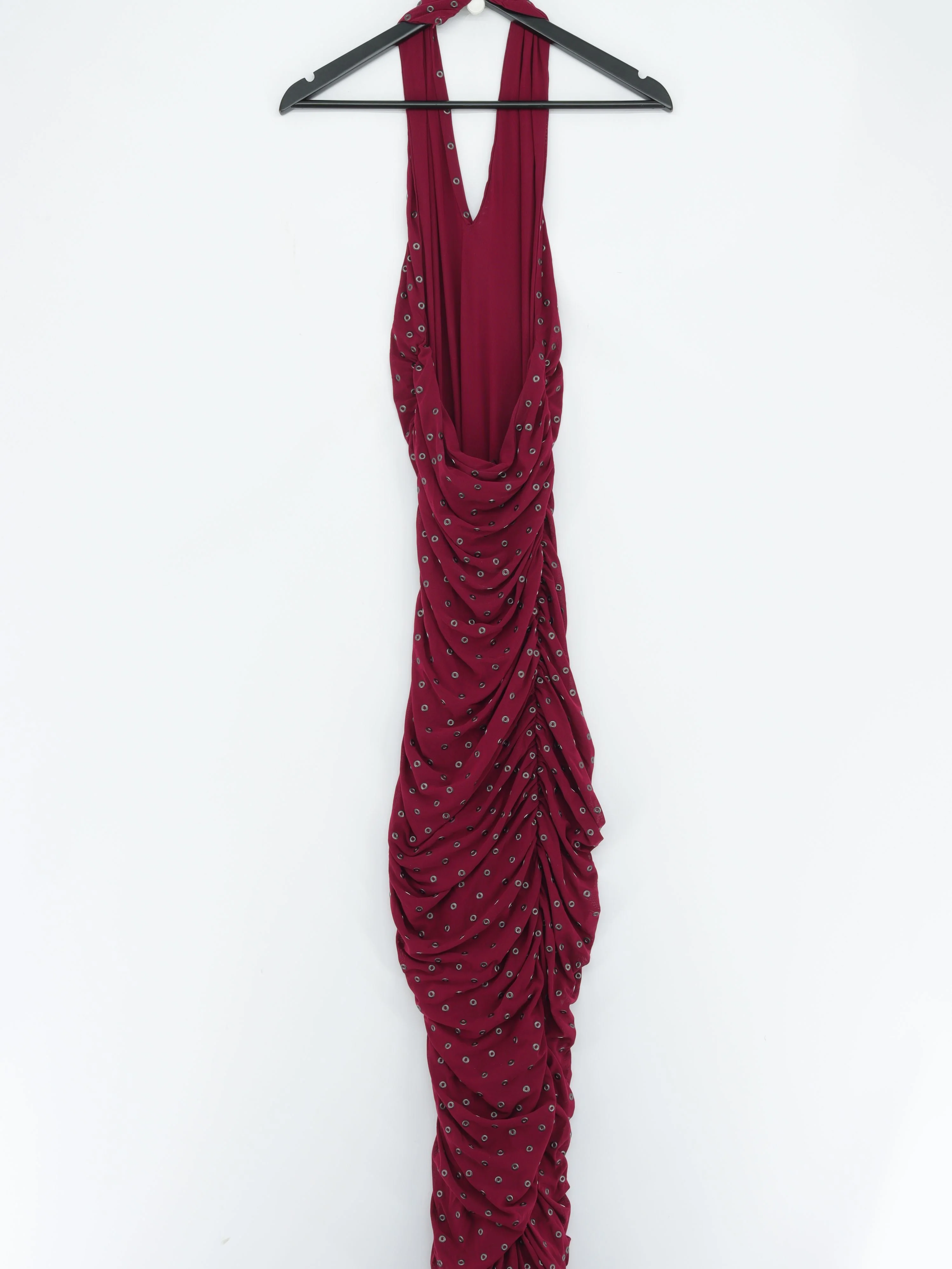 Karen Millen Bodycon Maxi Dress S in Purple RRP £129 - Image 3