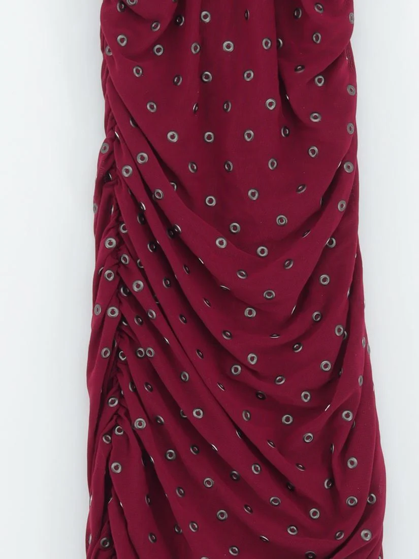 Karen Millen Bodycon Maxi Dress S in Purple RRP £129 - Image 4