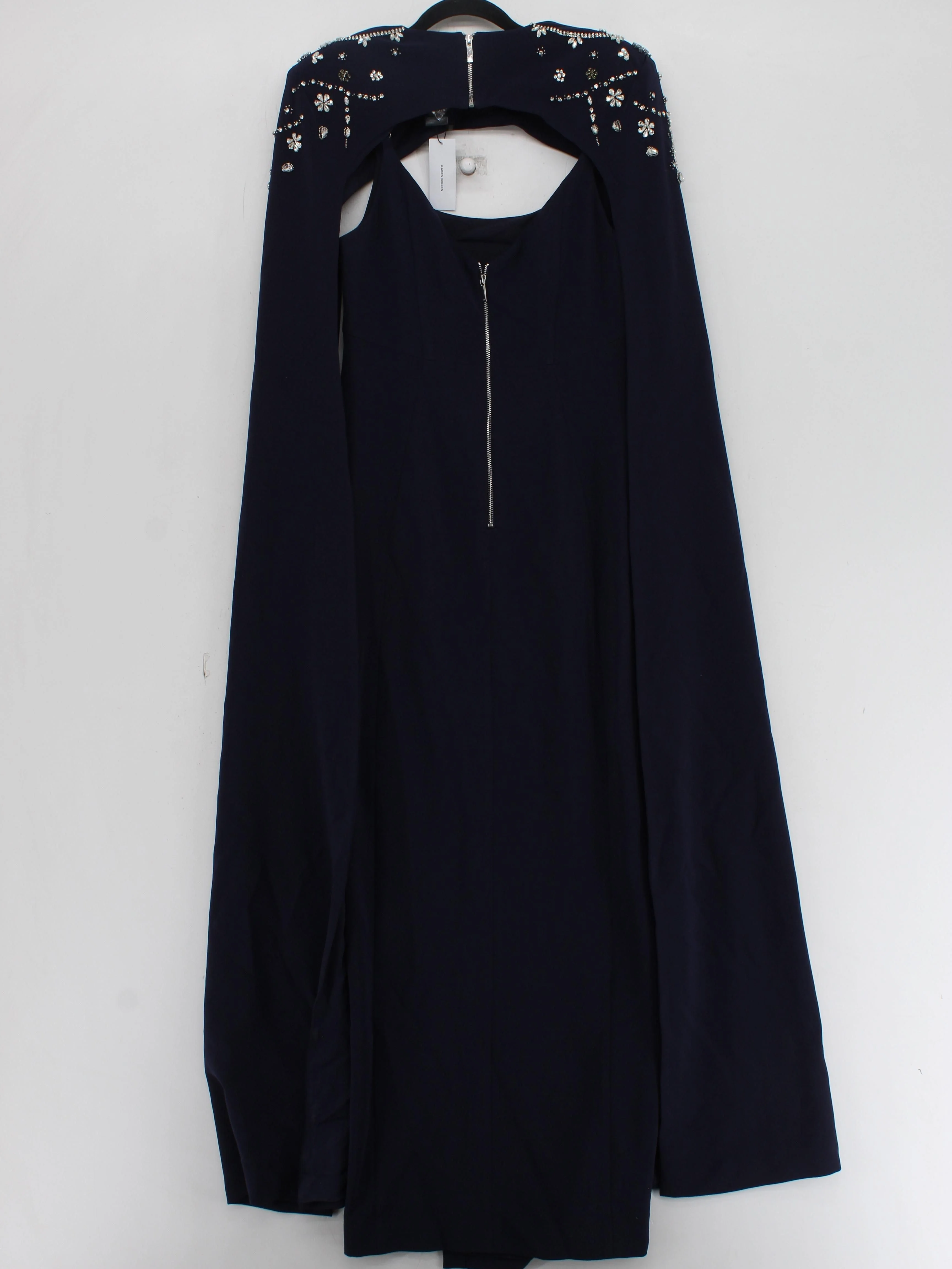 Karen Millen Bodycon Maxi Dress UK10 in Blue RRP £349 - Image 2