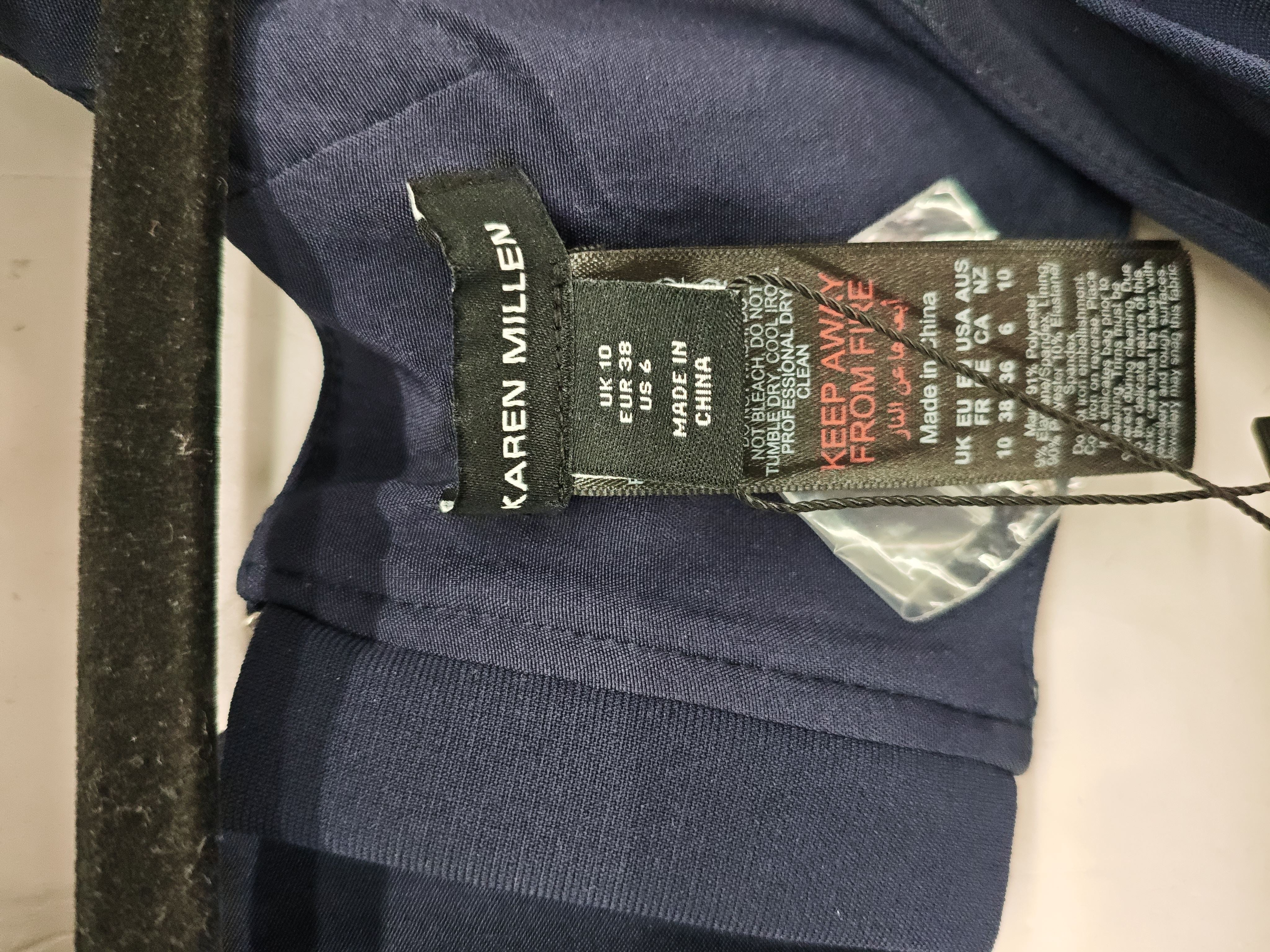 Karen Millen Bodycon Maxi Dress UK10 in Blue RRP £349 - Image 6
