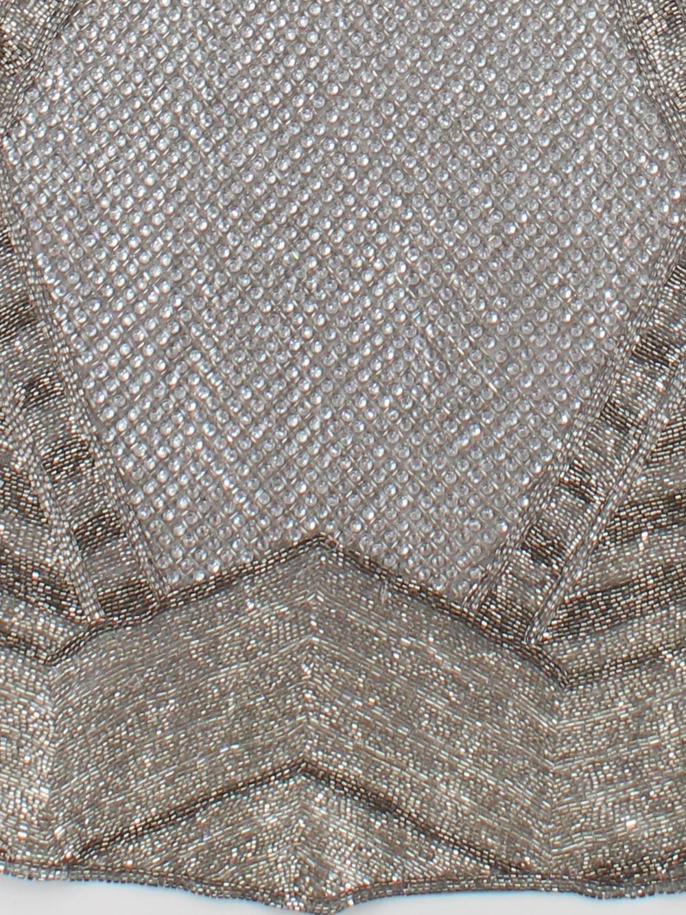 Karen Millen Bodycon Maxi Dress UK12 in Silver RRP £439 - Image 4