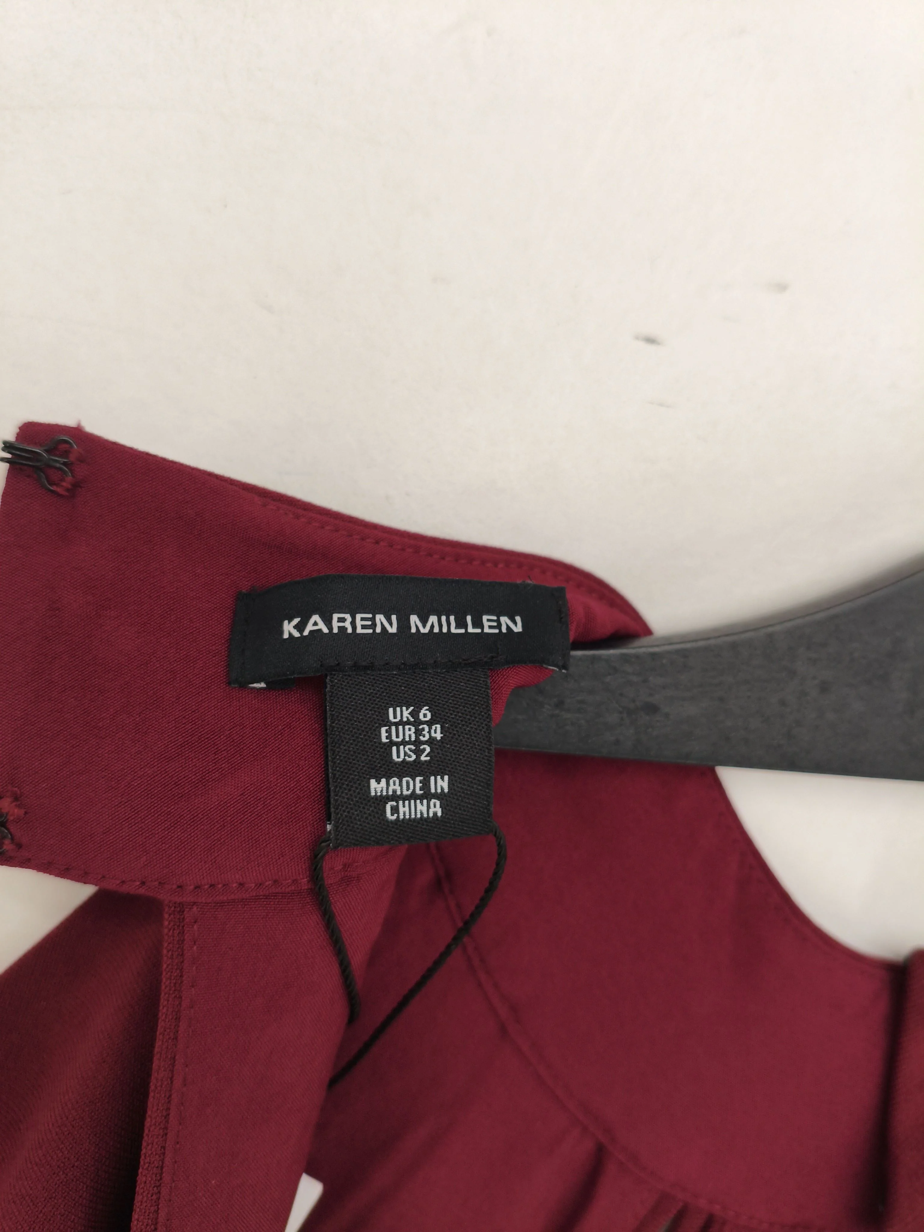 Karen Millen Bodycon Maxi Dress UK6 in Red RRP £339 - Image 6