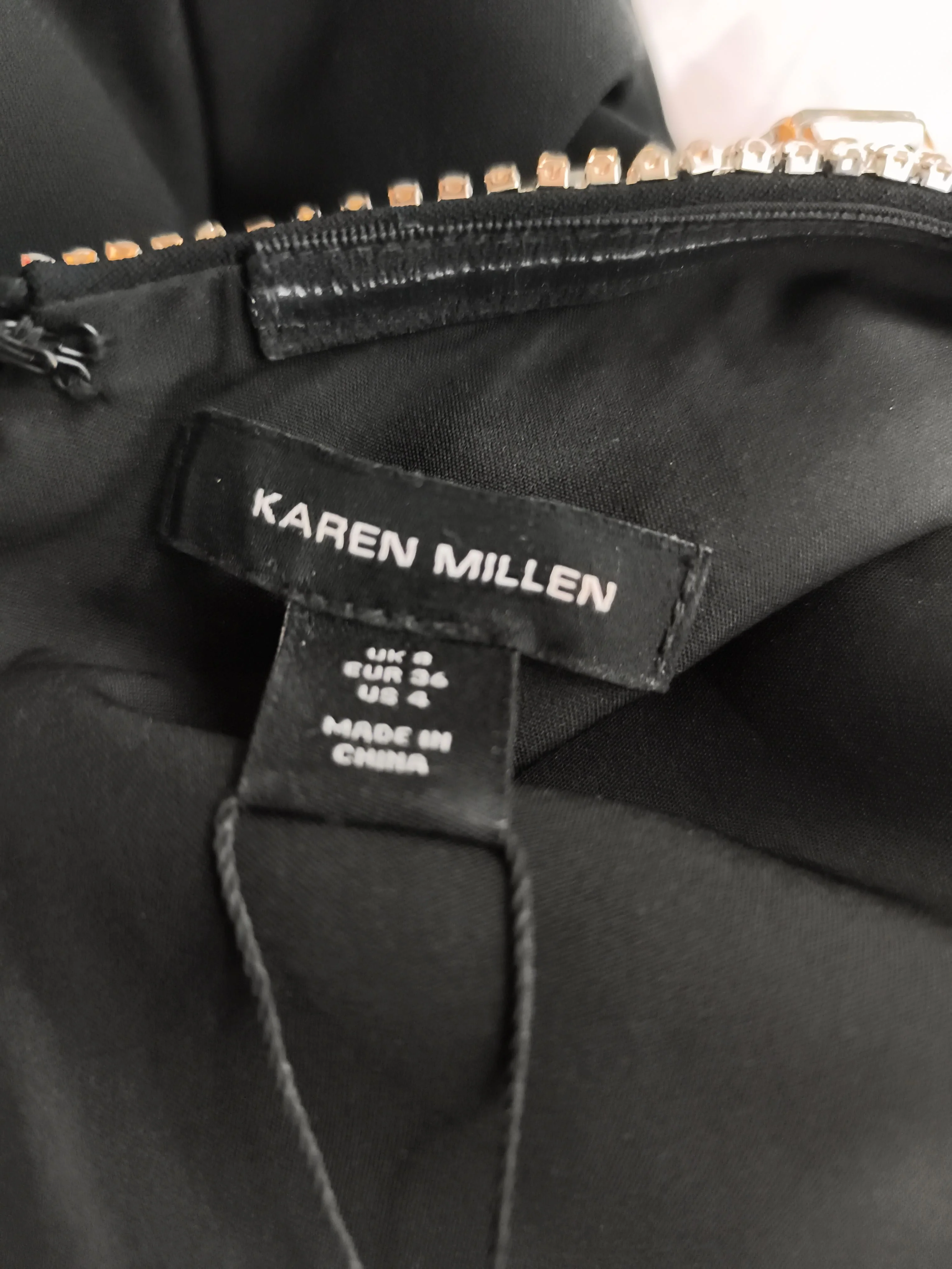 Karen Millen Bodycon Maxi Dress UK8 in Black RRP £319 - Image 6