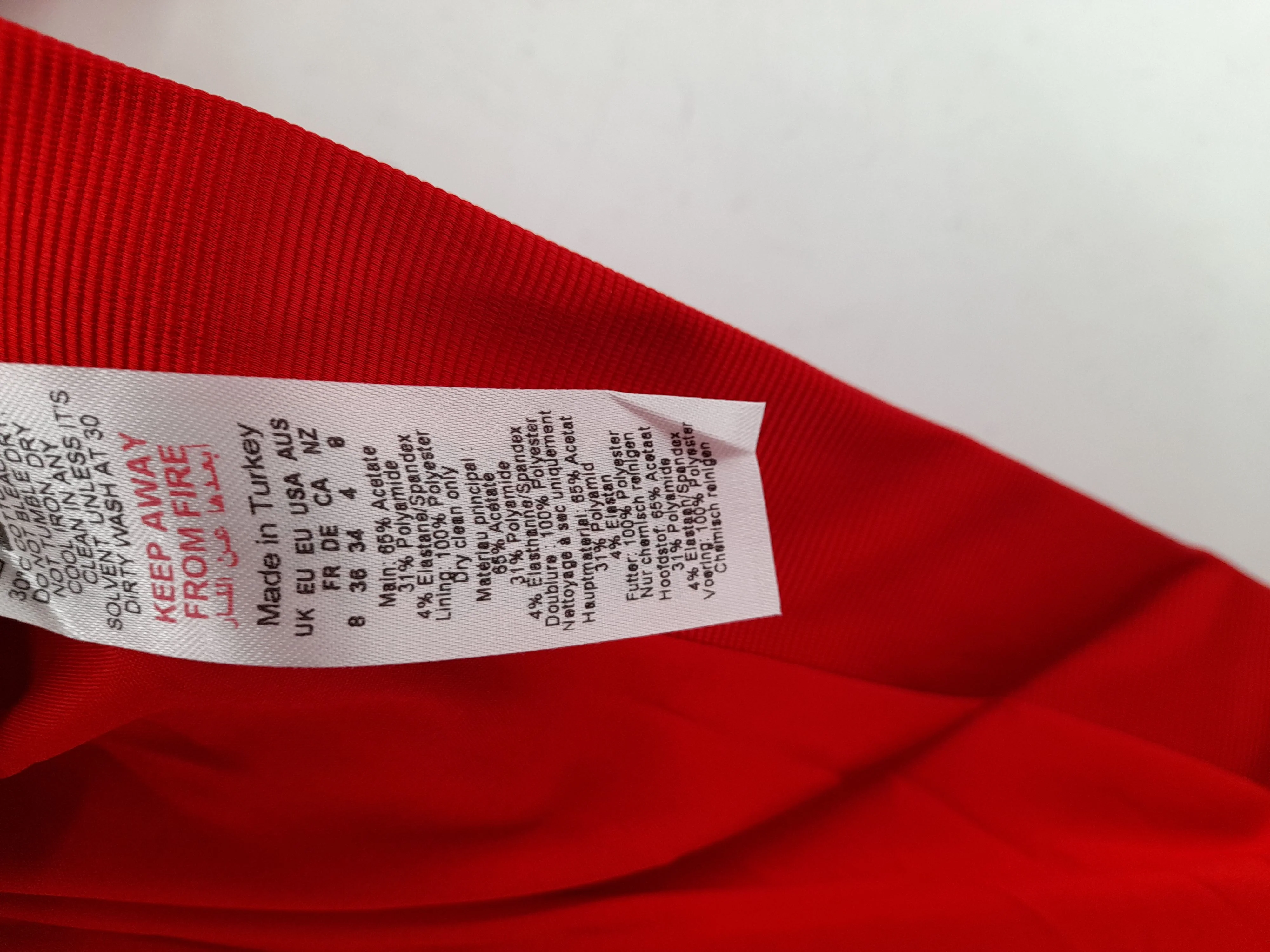 Karen Millen Bodycon Maxi Dress UK8 in Red RRP £279 - Image 8