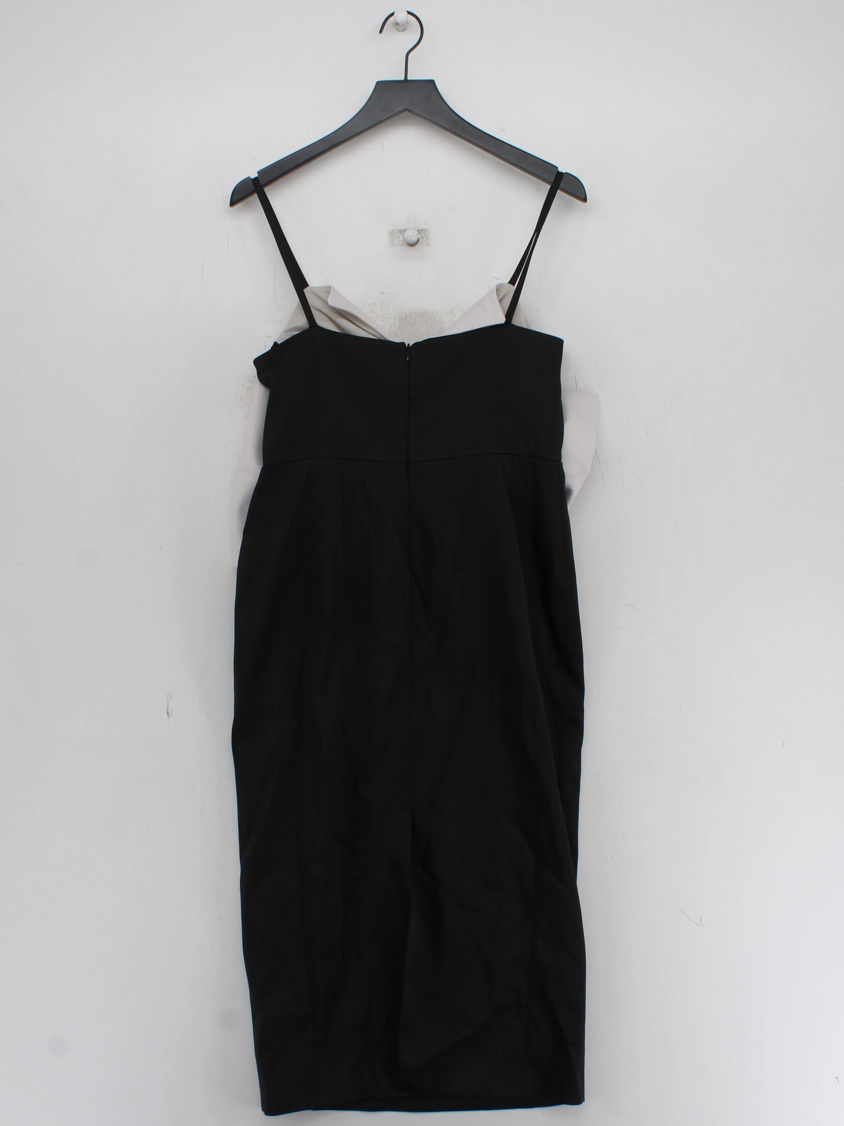 Karen Millen Bodycon Midi Dress in Black RRP £229 - Image 2