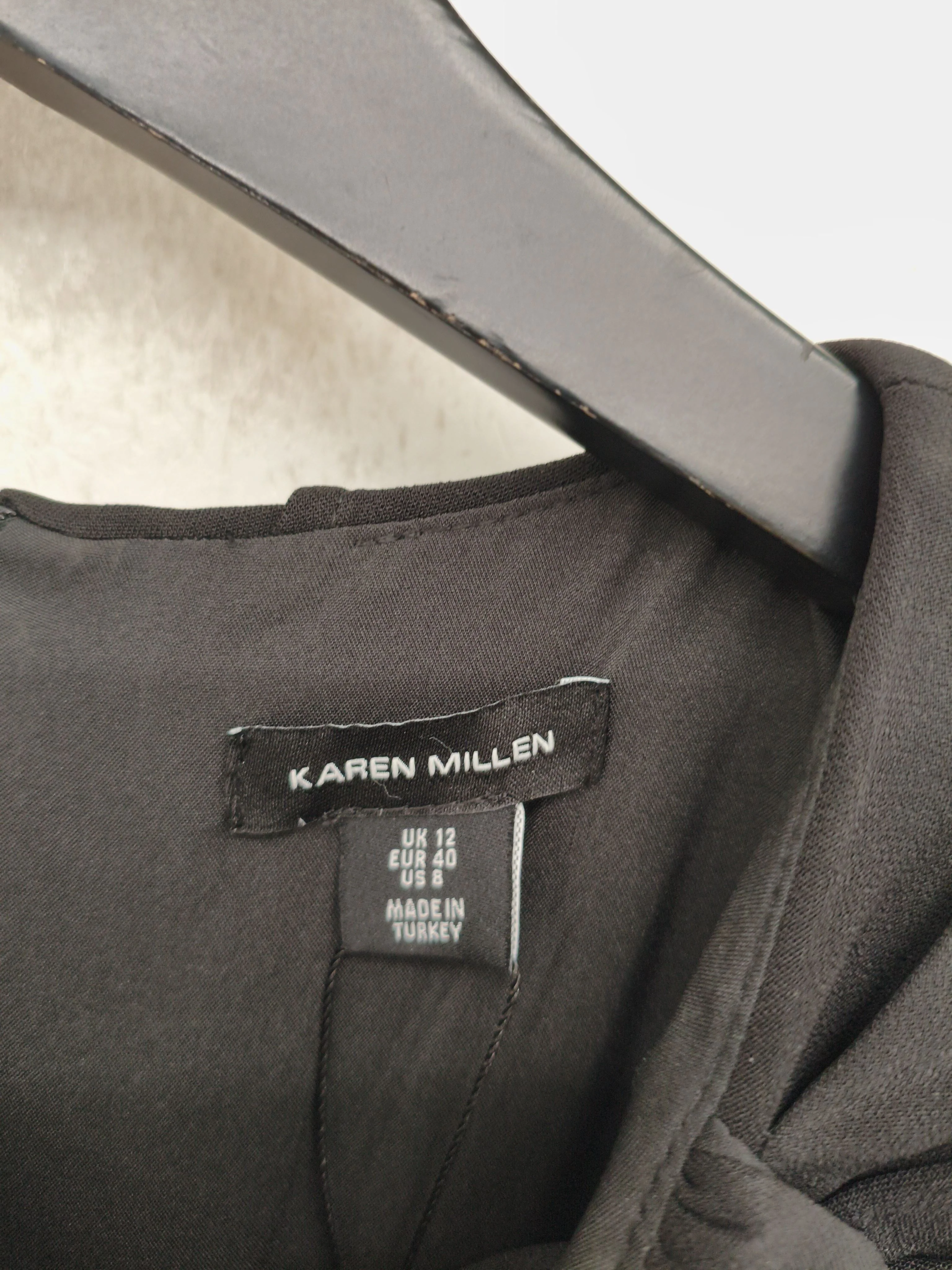 Karen Millen Bodycon Midi Dress in Black RRP £229 - Image 5